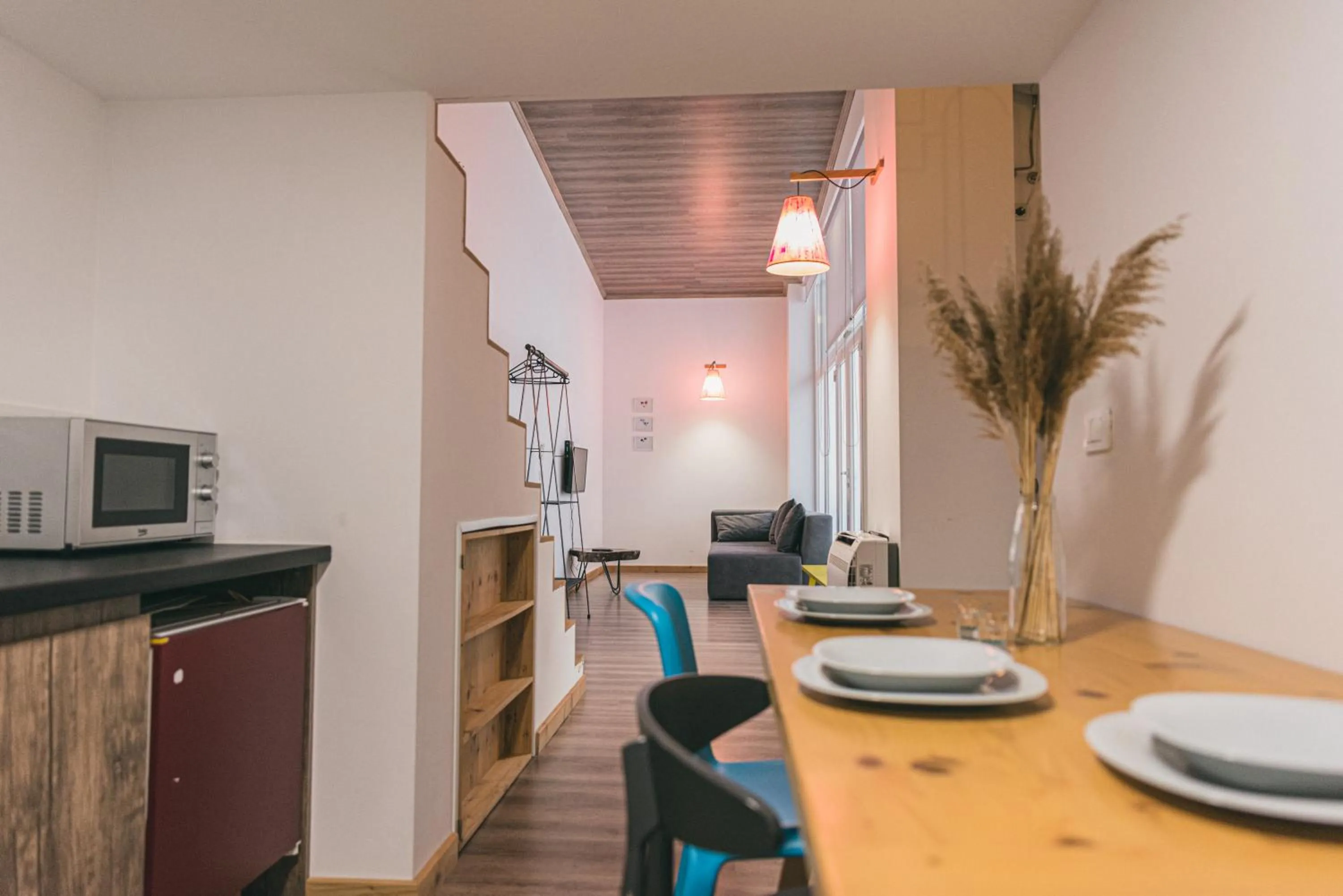 Kitchen or kitchenette in Sun&Moon Ohridlake Apartments