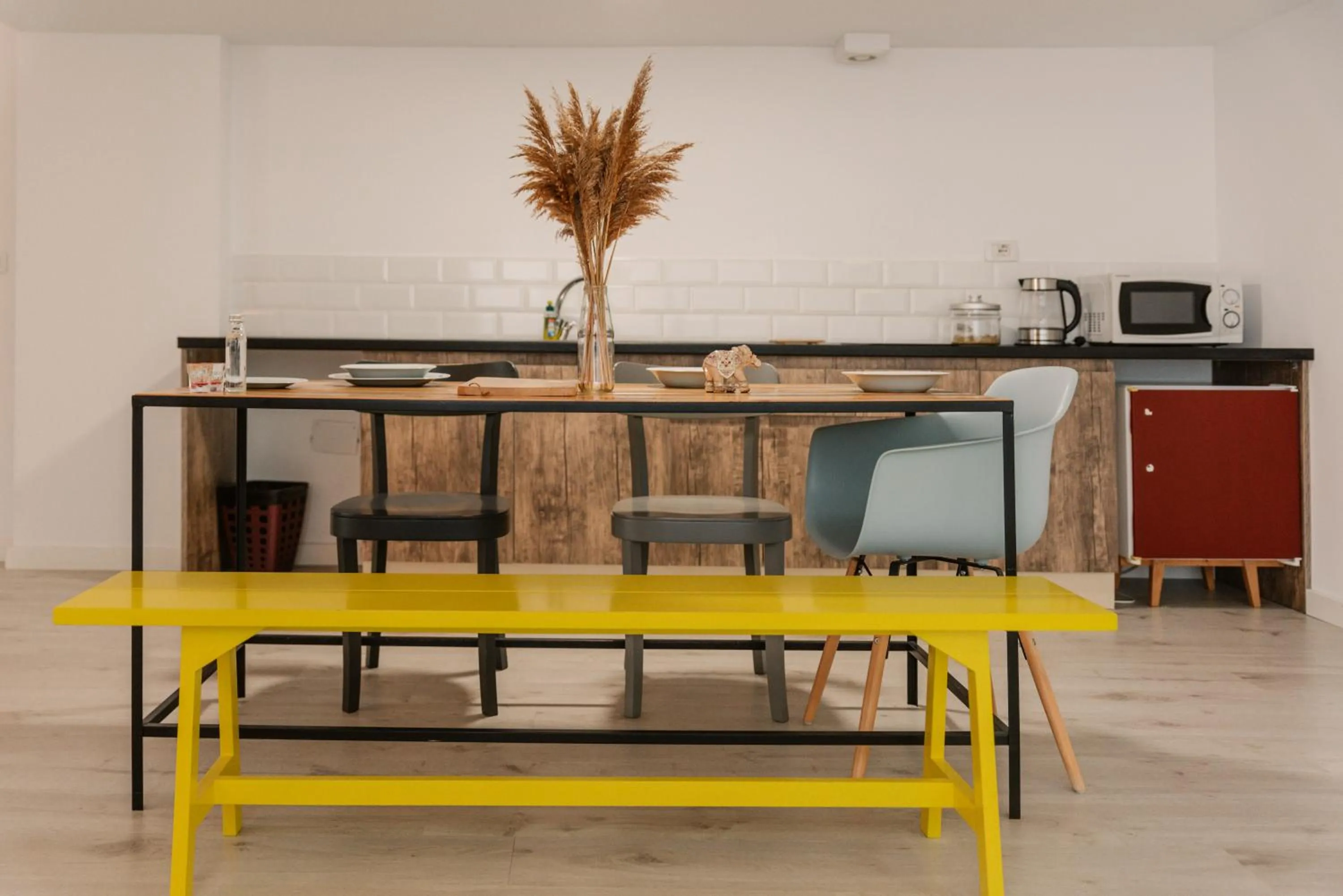 Dining area in Sun&Moon Ohridlake Apartments