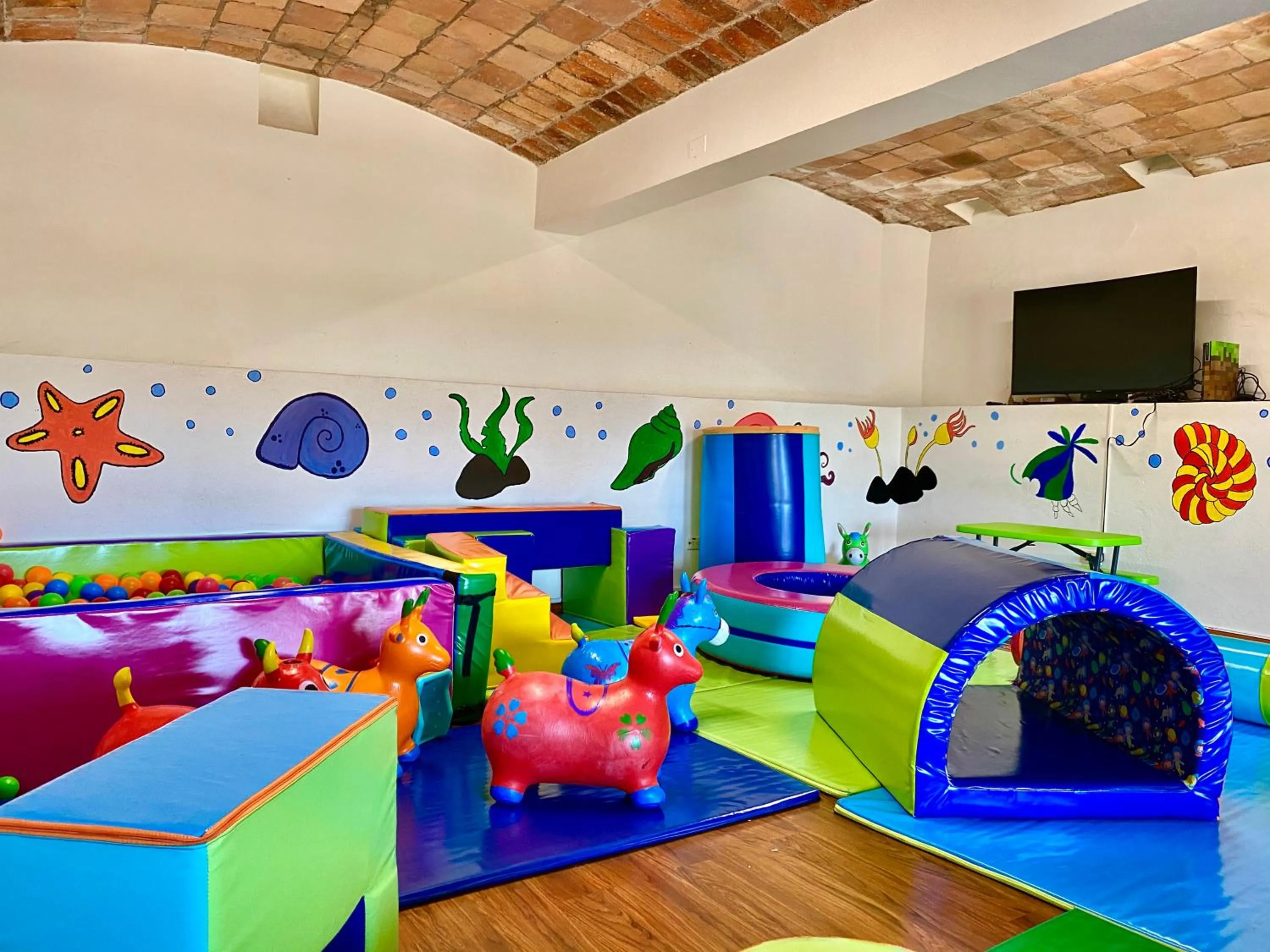 Children play ground in Hospederia Centro de Convenciones Duruelo