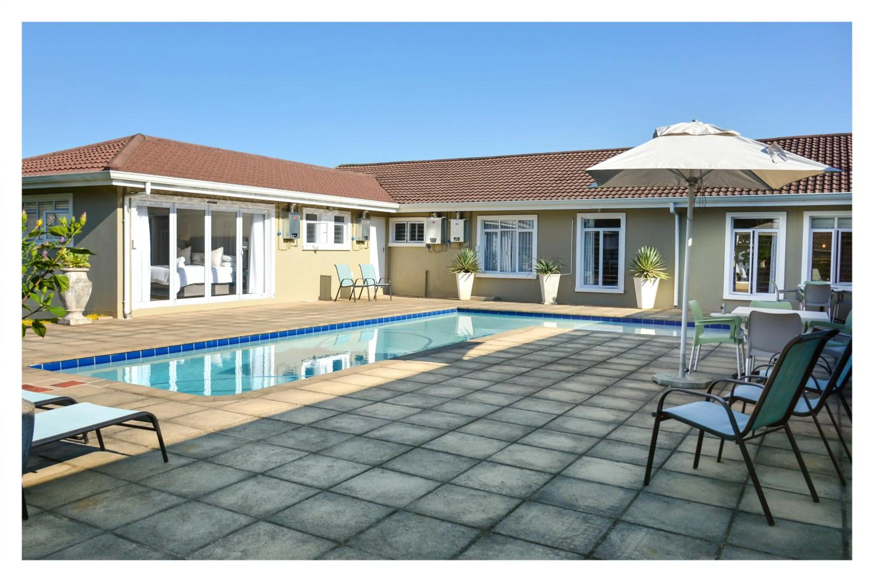 Pool view in 66 On Monzali 4 Star Luxury Guesthouse