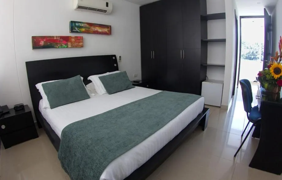 Bed in Hotel Tayrona Rodadero