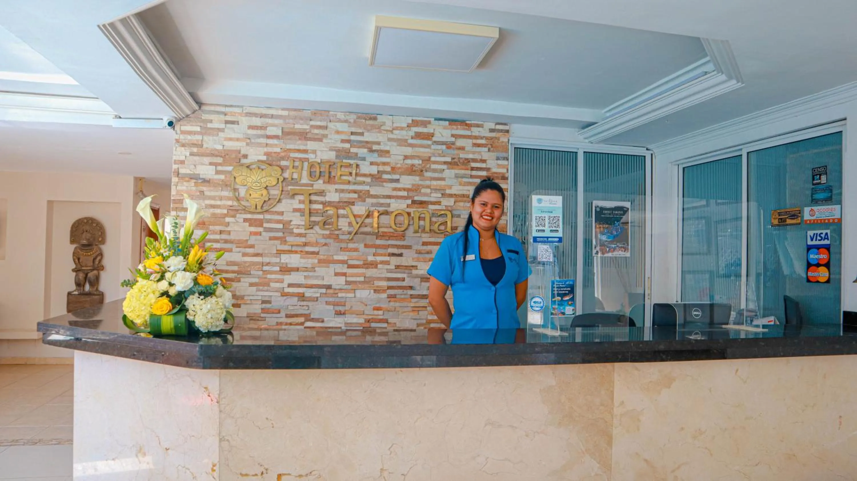 Lobby or reception in Hotel Tayrona Rodadero