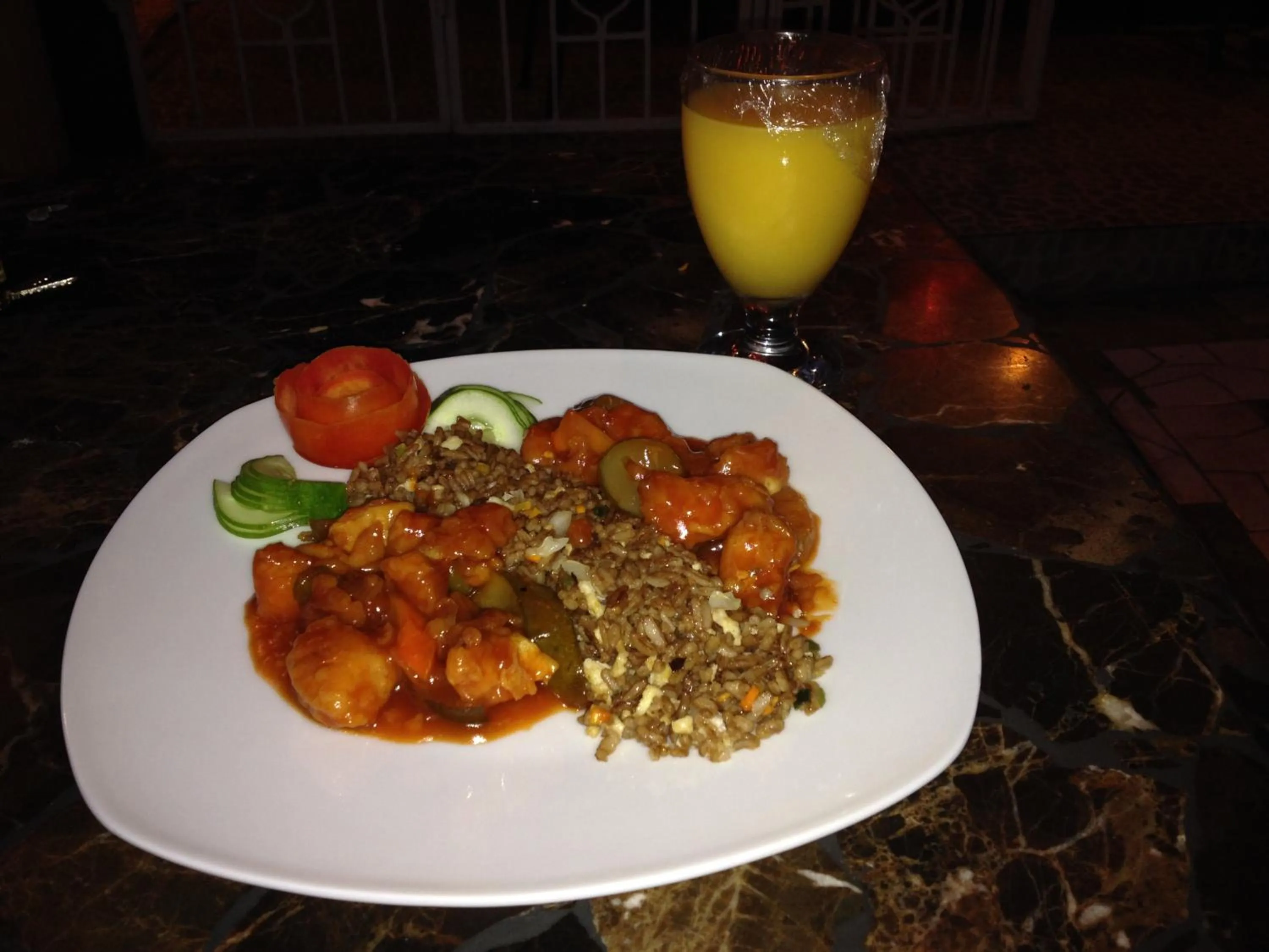 Food close-up in Rayon Hotel