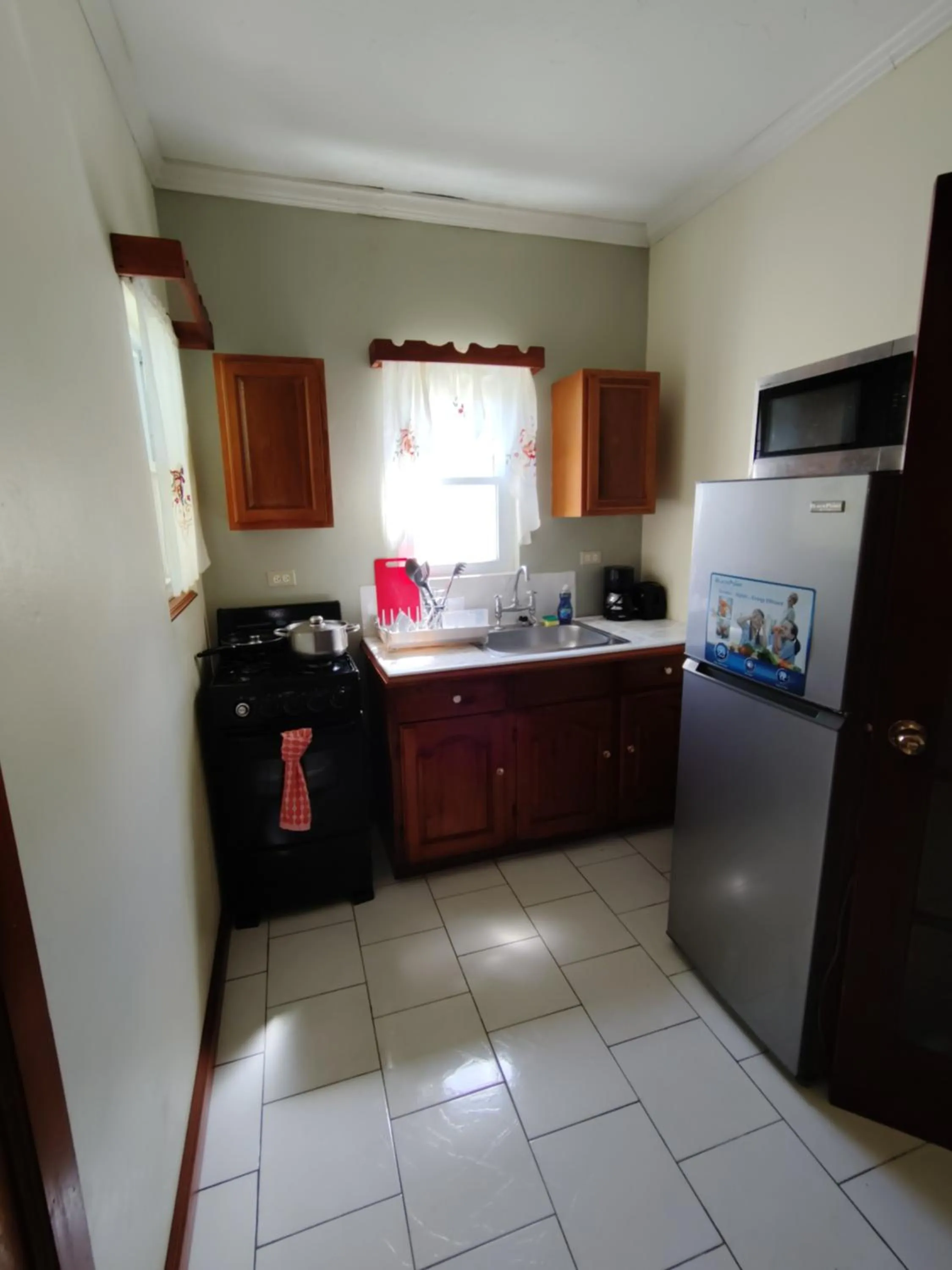 Kitchen or kitchenette in Rayon Hotel