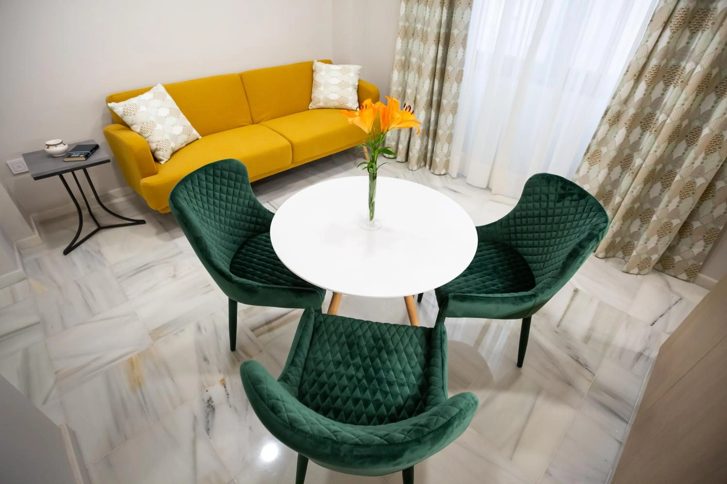 Living room in Plazuela del Carbón Suites