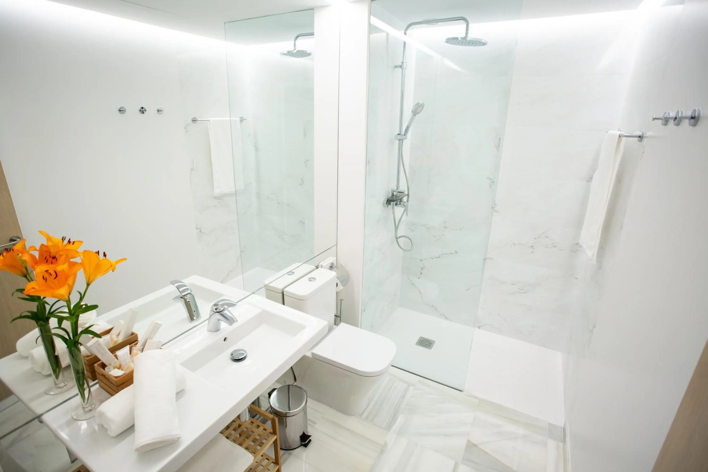 Shower in Plazuela del Carbón Suites