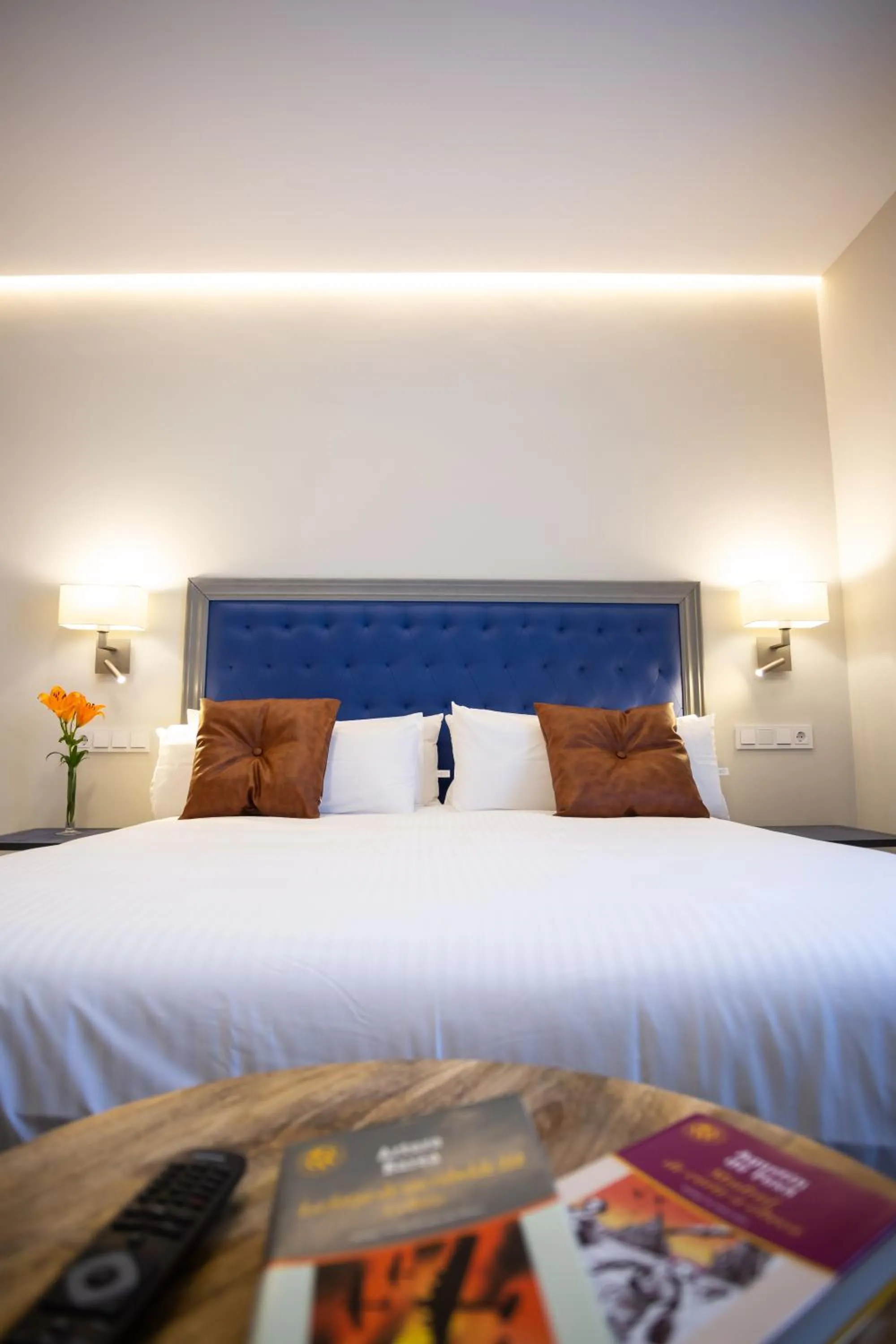 Bed in Plazuela del Carbón Suites