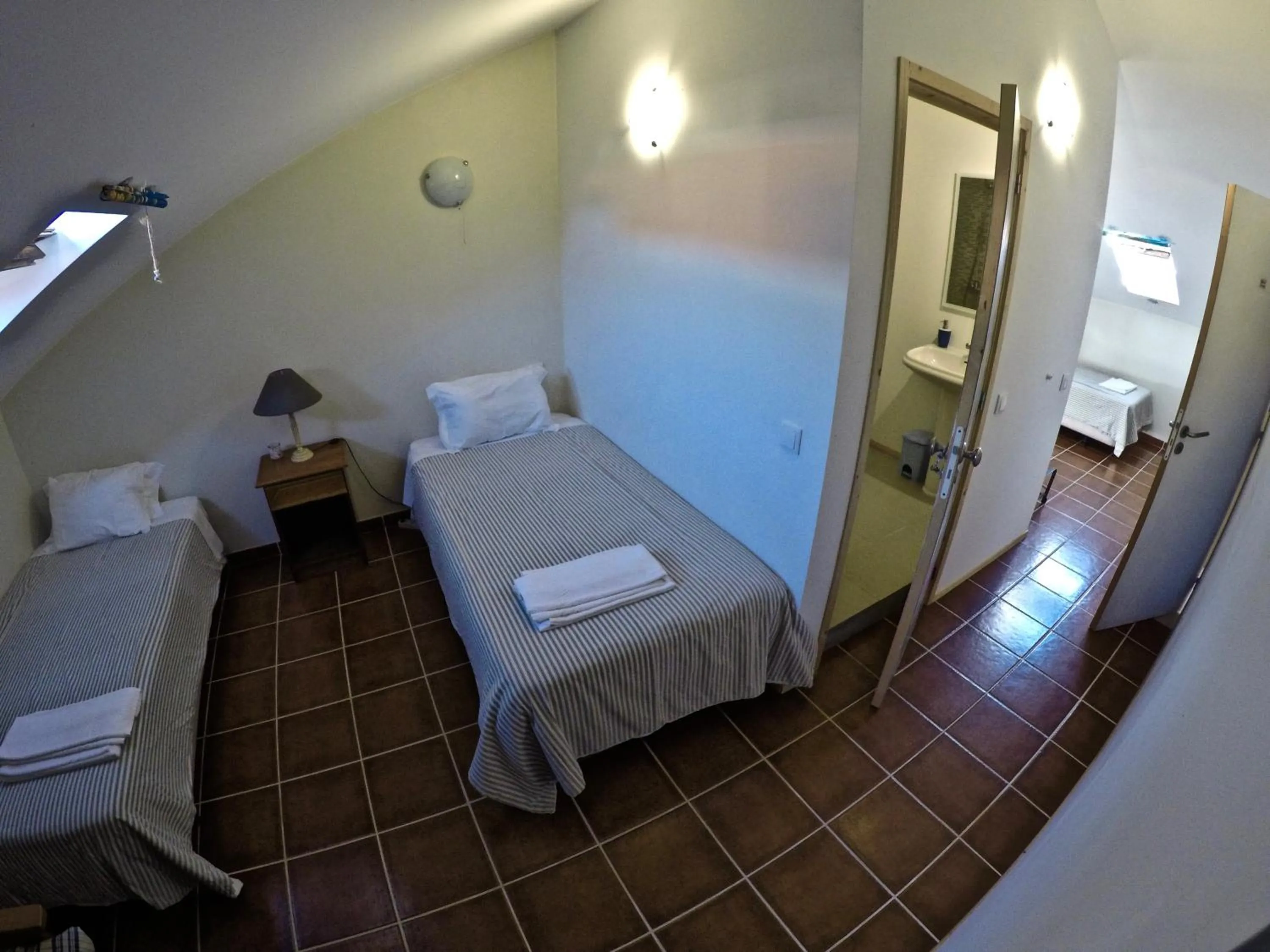 Bedroom, Bed in Supertubos Beach Hostel