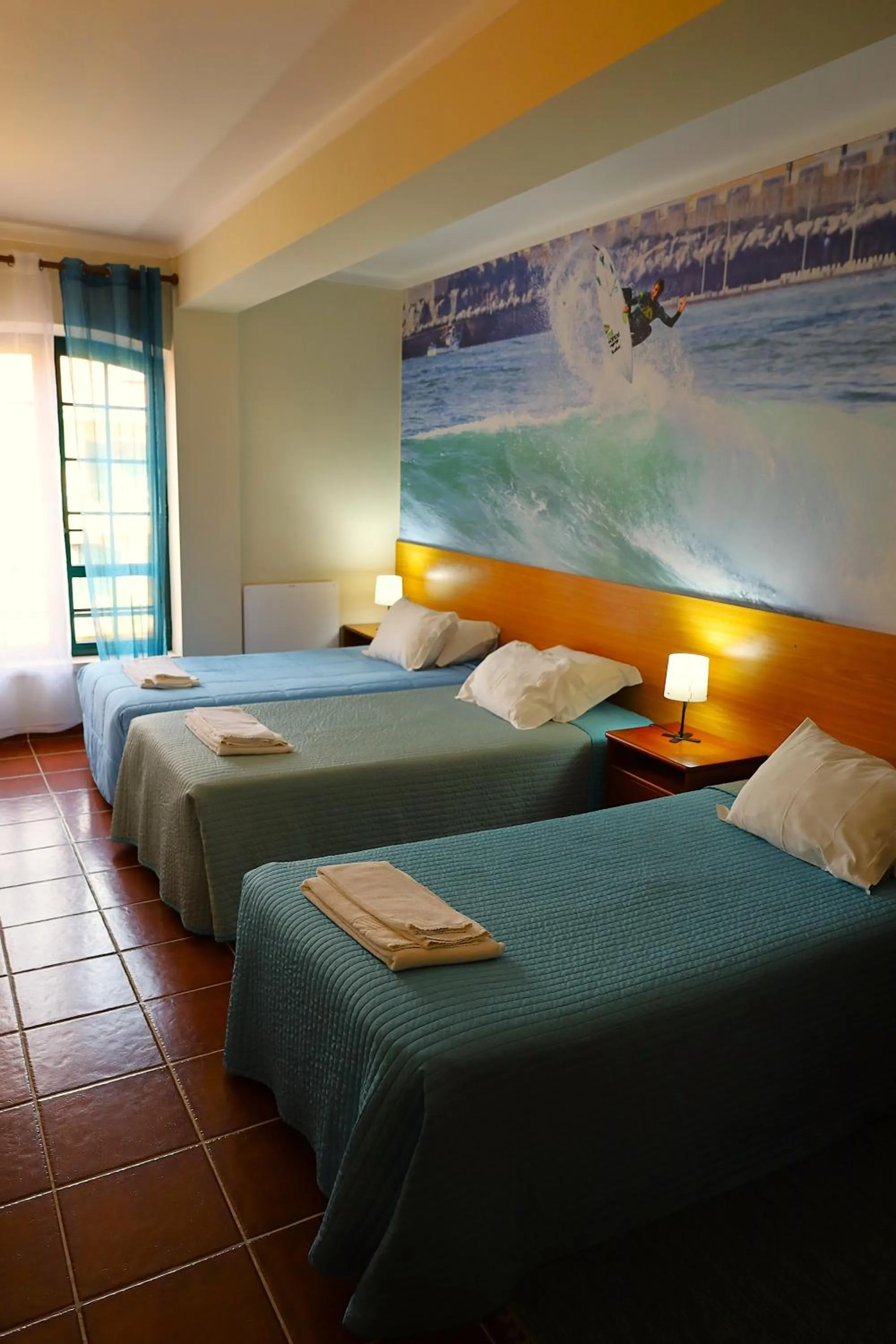 Bedroom, Bed in Supertubos Beach Hostel