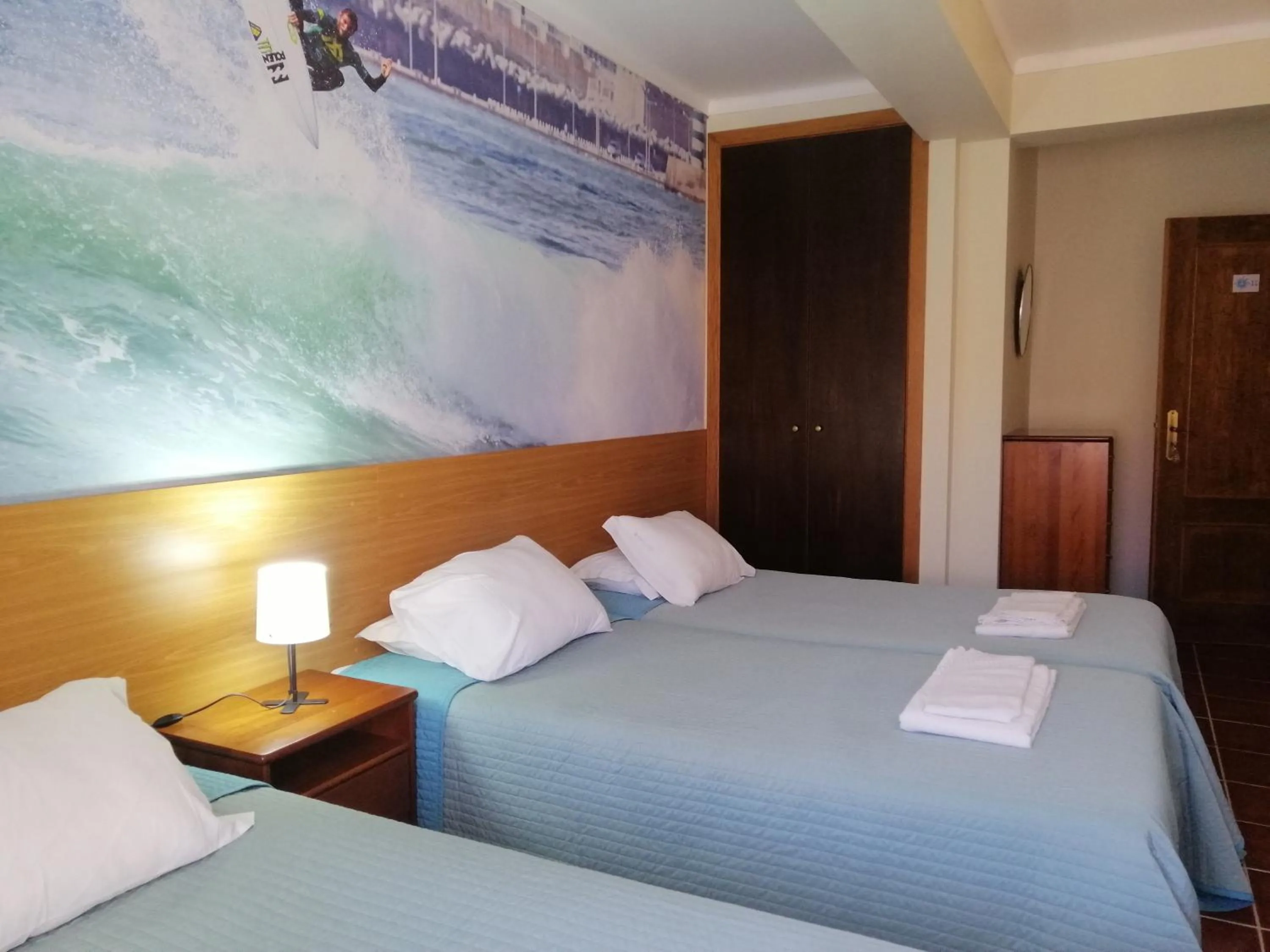 Bedroom, Bed in Supertubos Beach Hostel