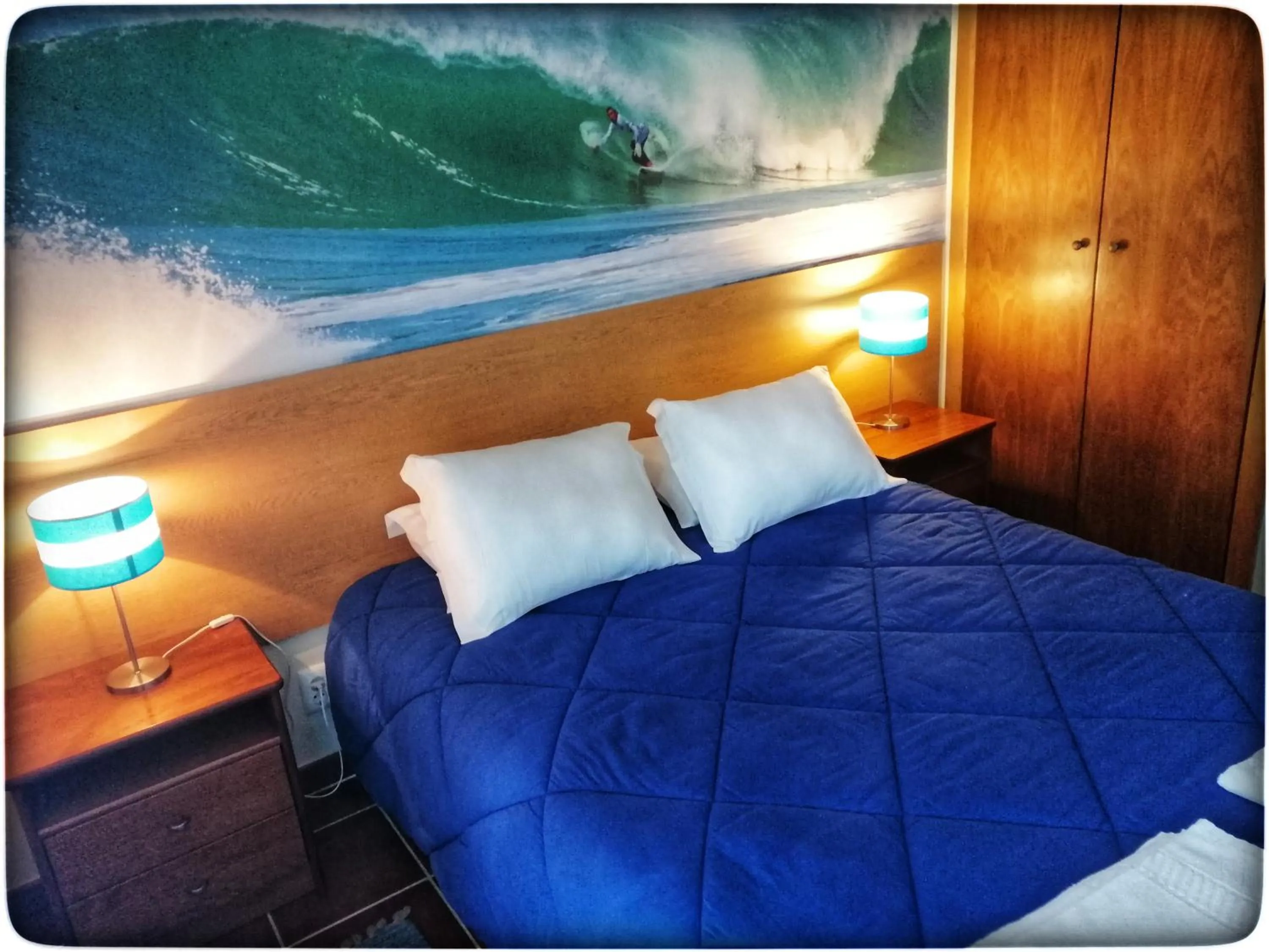Bedroom, Bed in Supertubos Beach Hostel