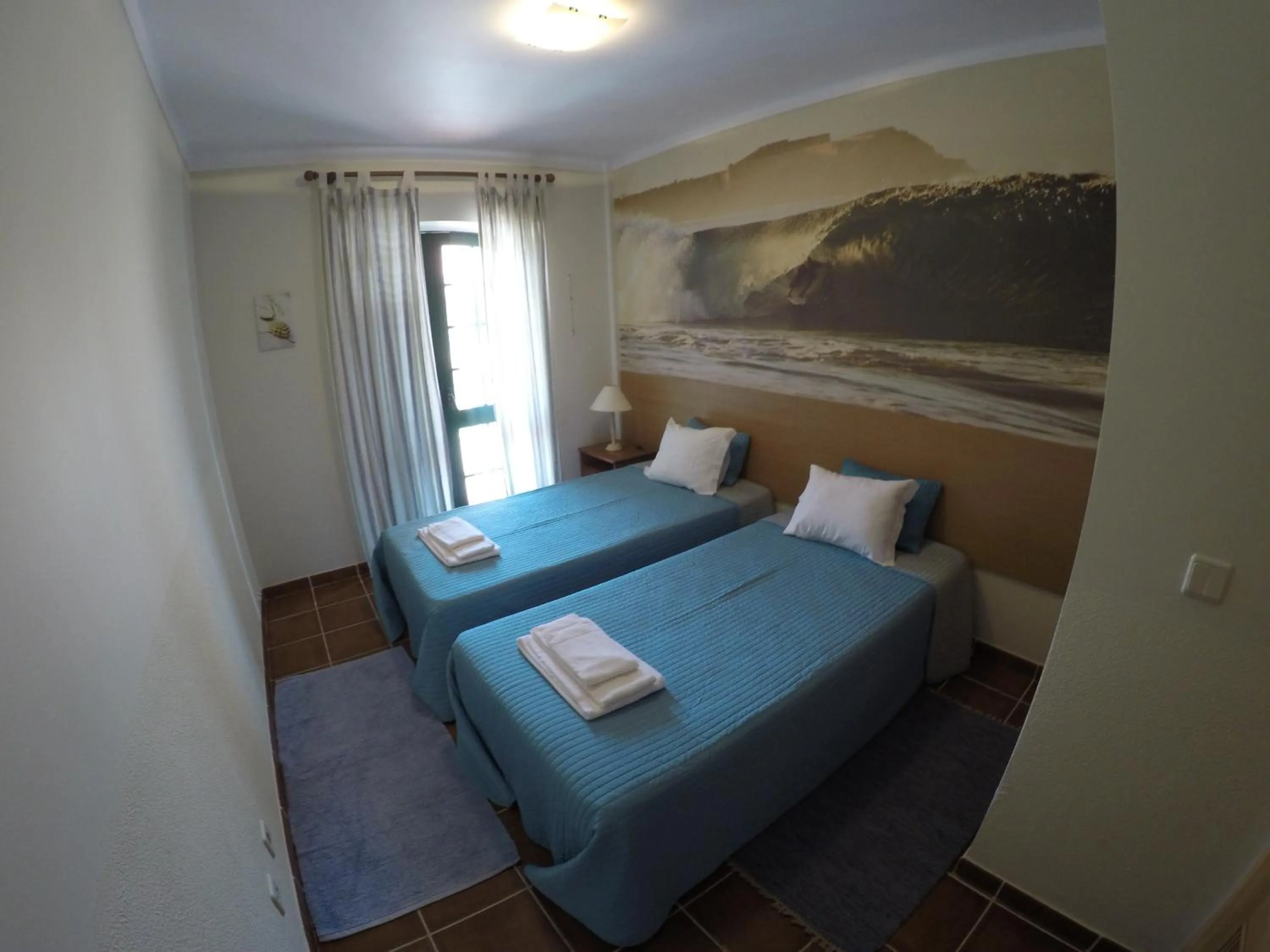 Bed in Supertubos Beach Hostel