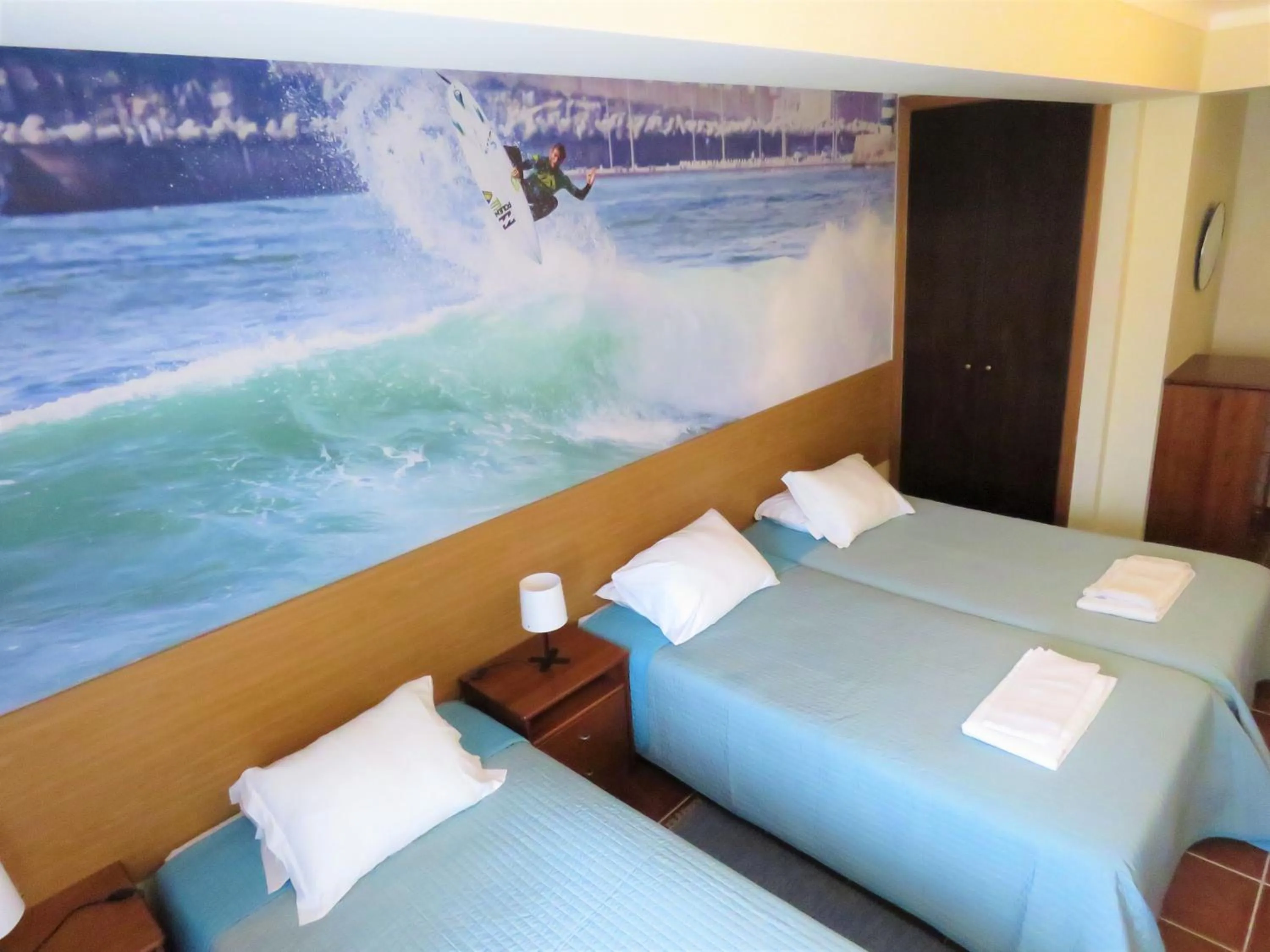 Bedroom, Bed in Supertubos Beach Hostel