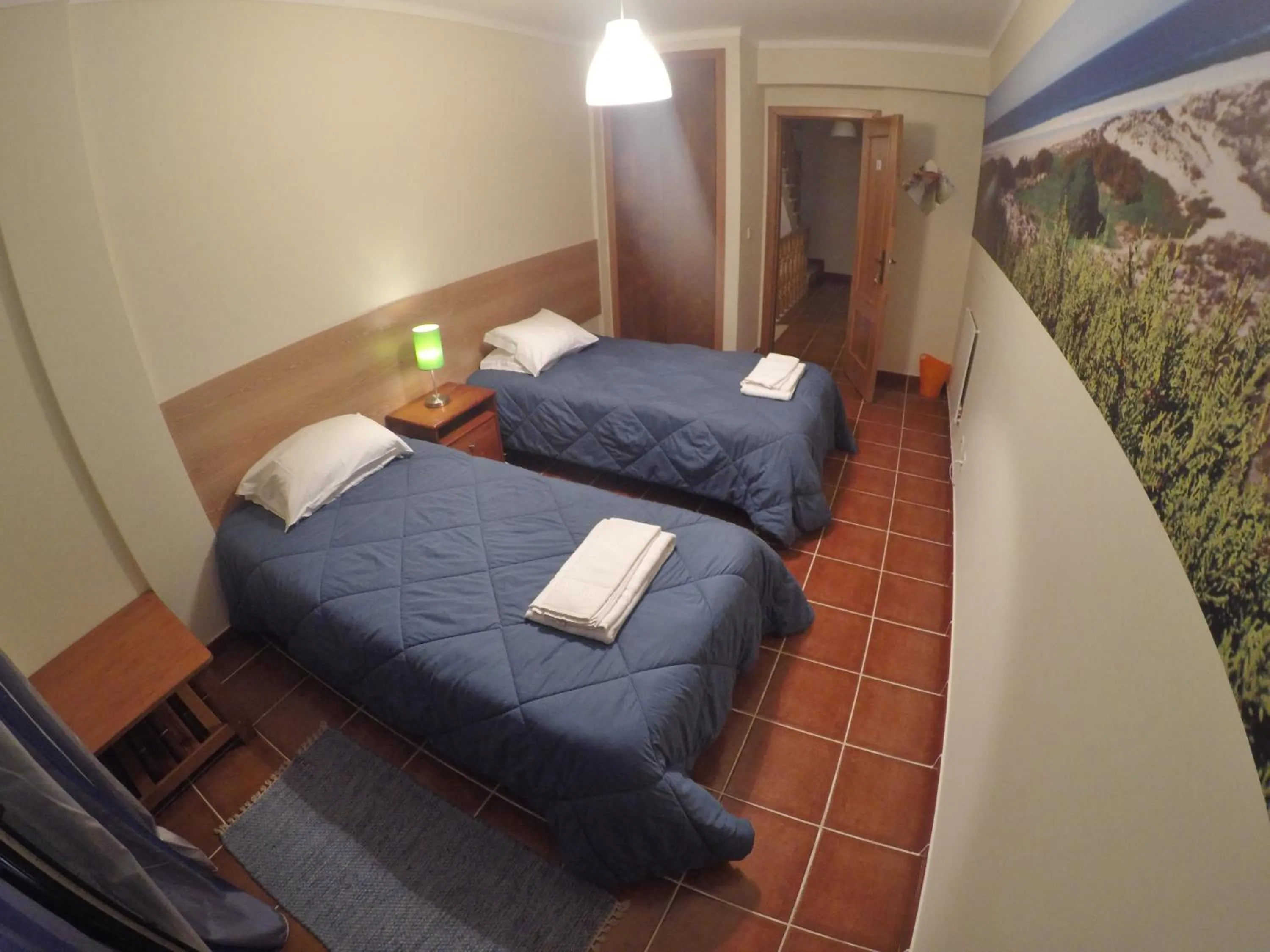 Bedroom, Bed in Supertubos Beach Hostel