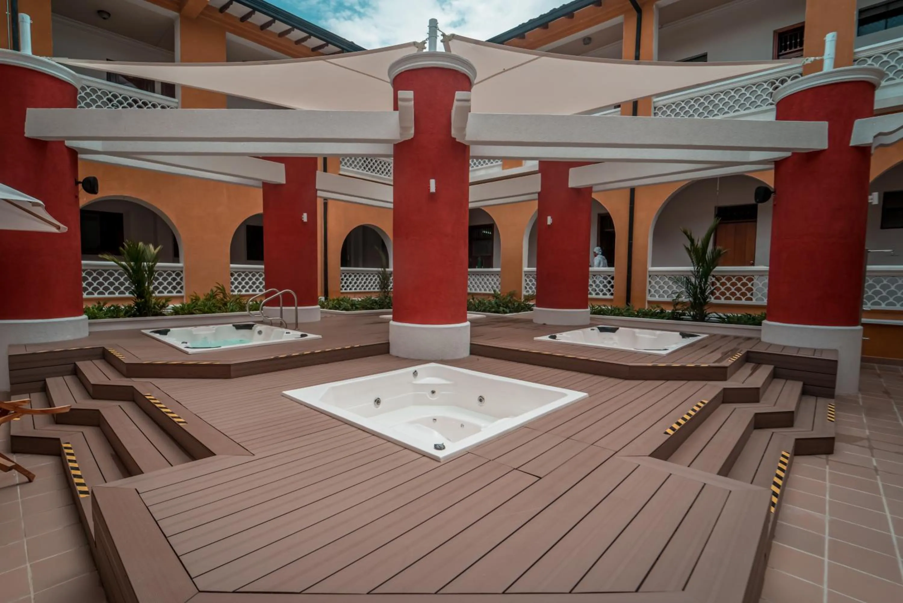 Patio in Hotel Guadalajara