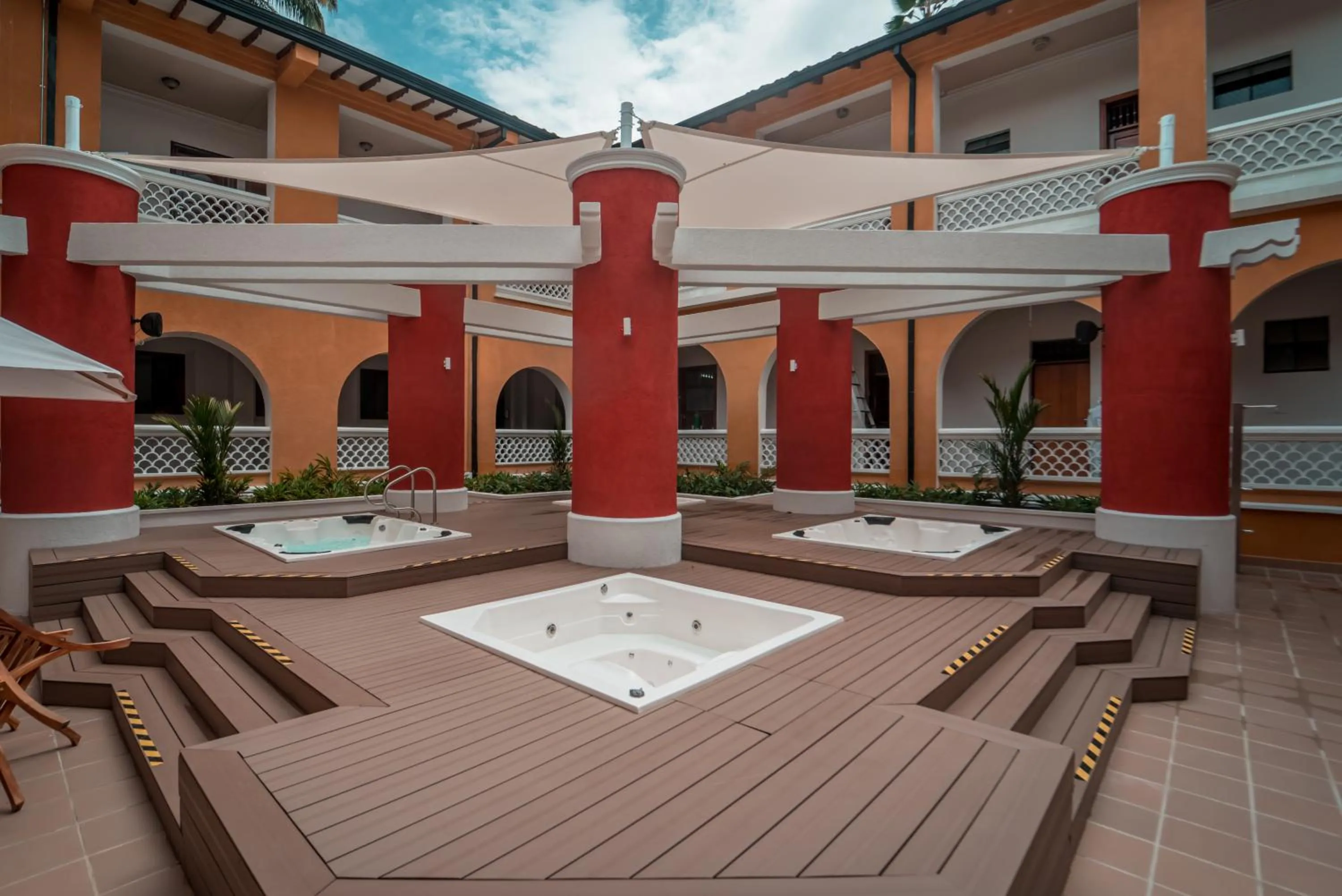 Patio in Hotel Guadalajara