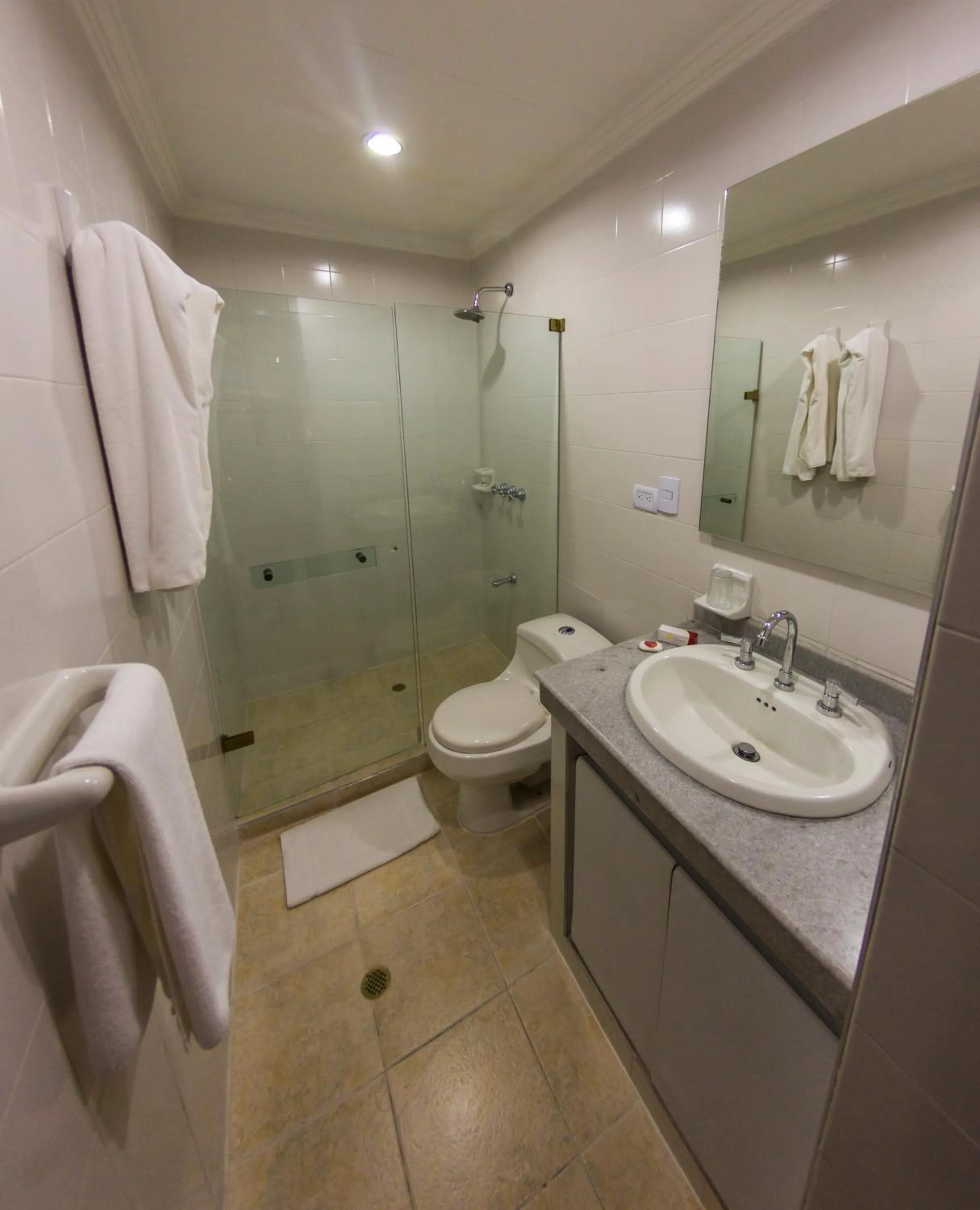 Shower in Hotel Guadalajara