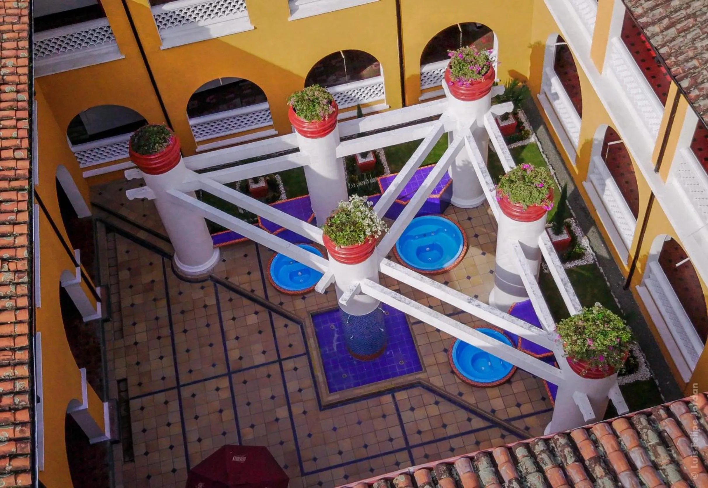 Bird's eye view in Hotel Guadalajara