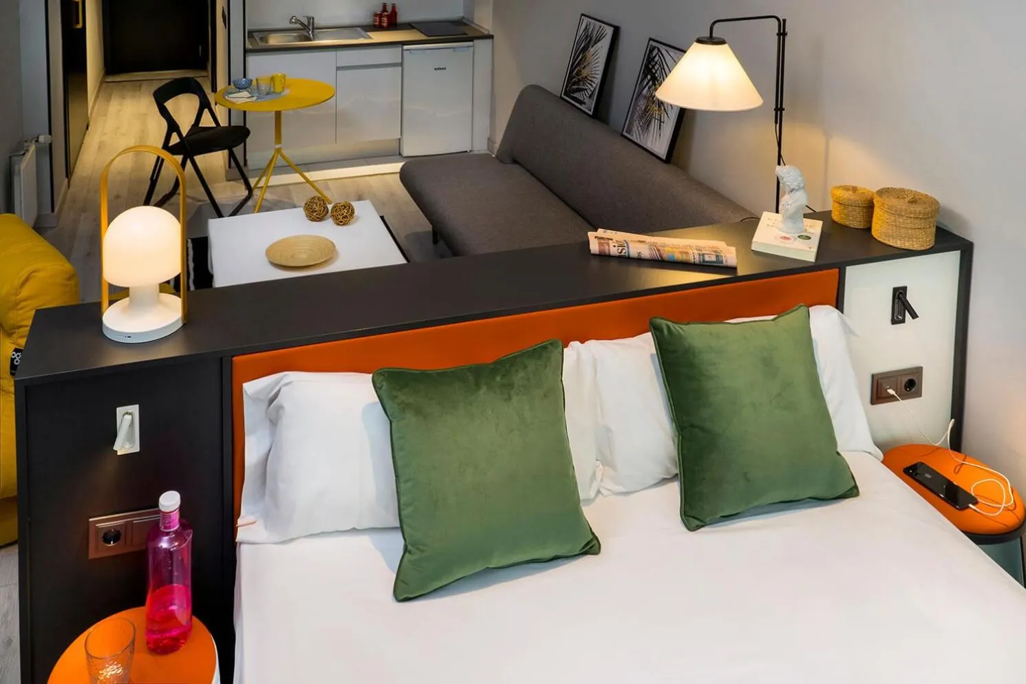 Bed in The Oliver Apartamentos