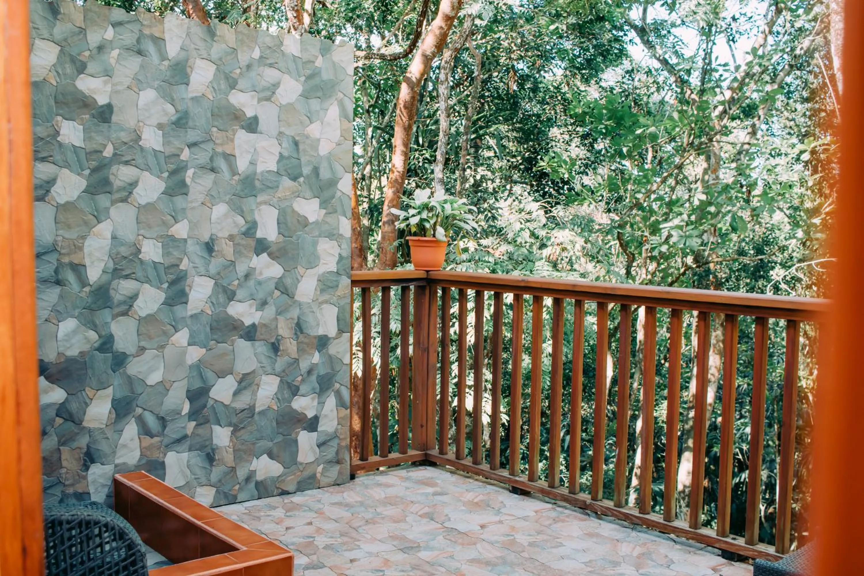 Balcony/Terrace in Mariposa Jungle Lodge