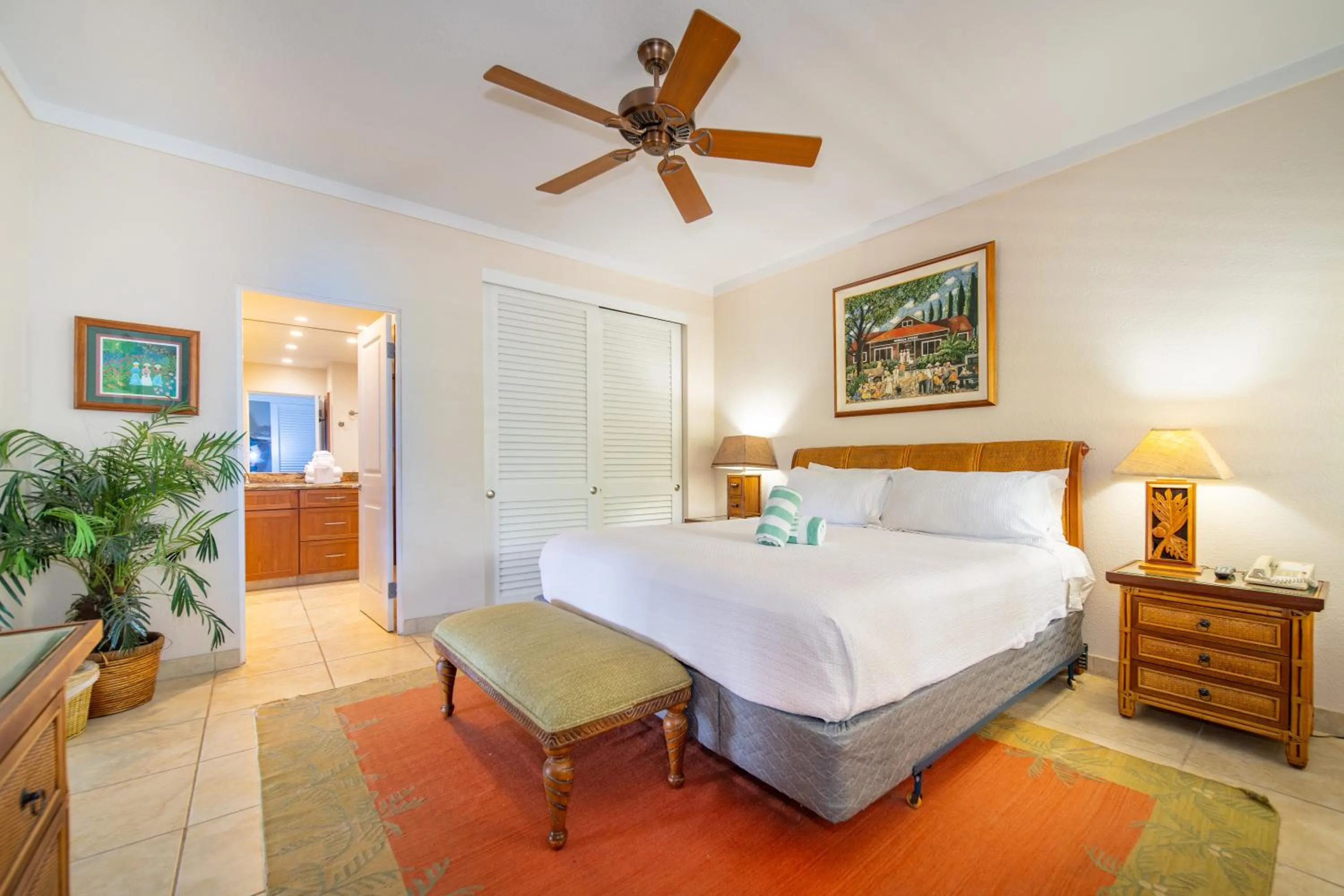 Bed in Kapalua Villas Maui