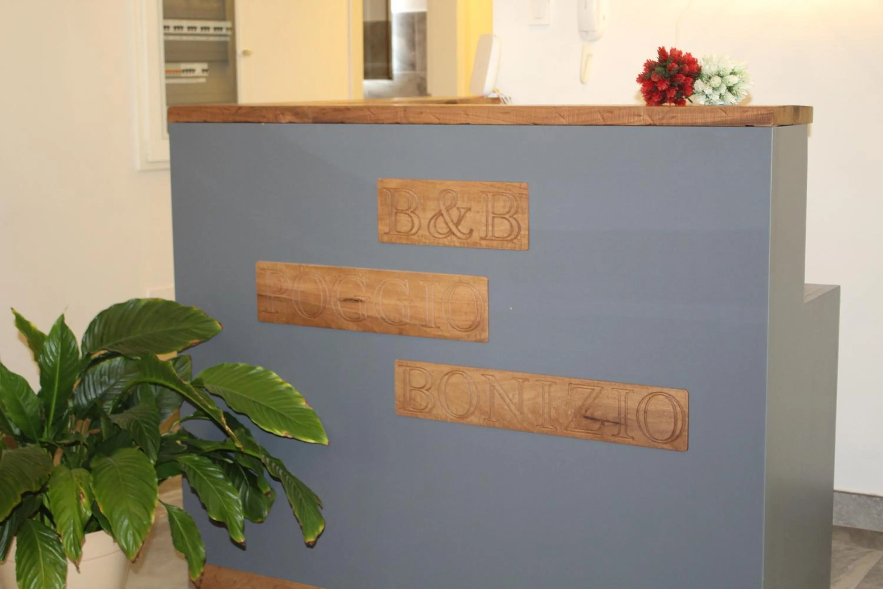 Lobby or reception in B&B Poggiobonizio