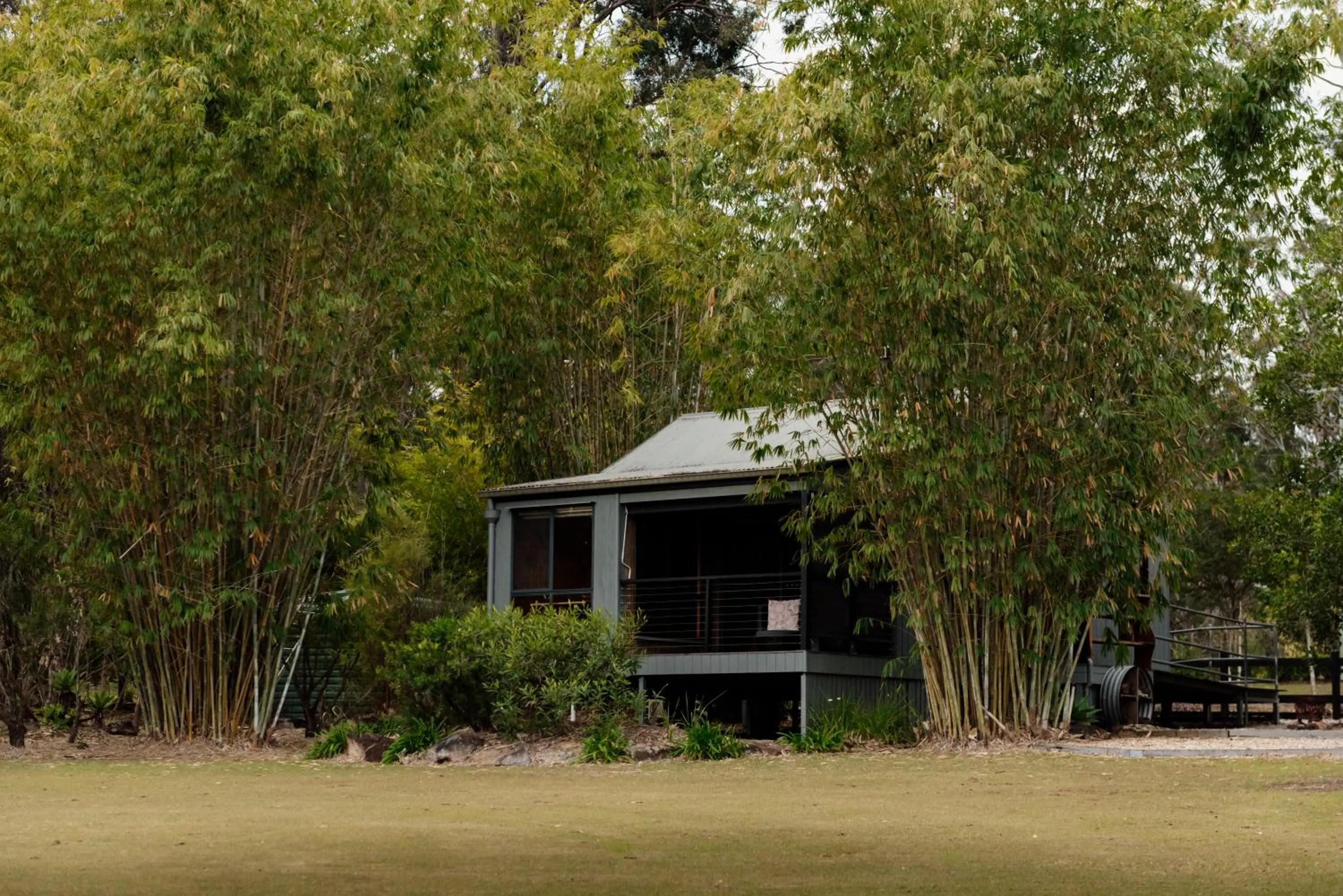 Property building in Tuckeroo Cottages & Gardens - Blue Wren & Kookaburra