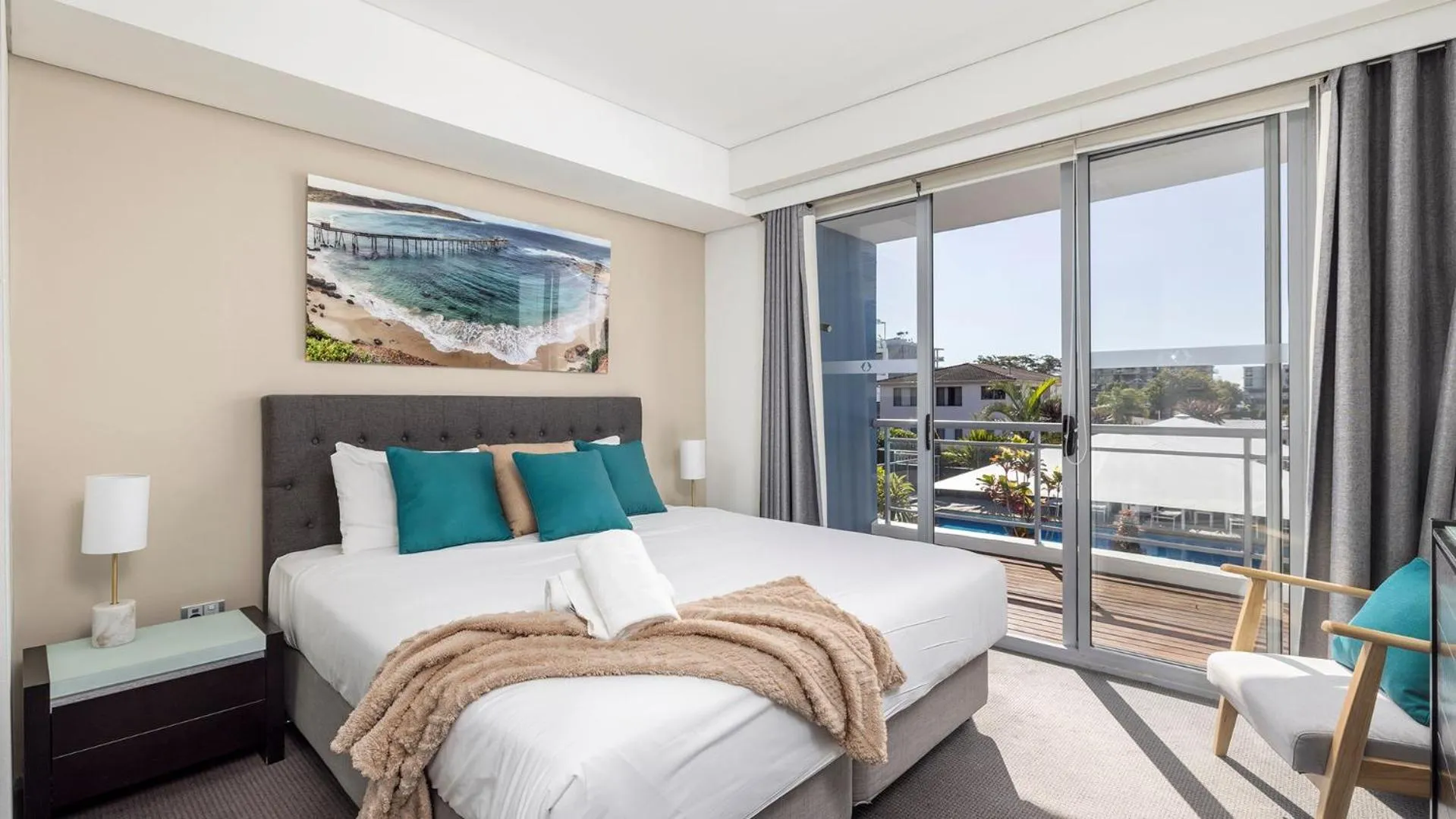 Bed in Cote D'Azur Resort