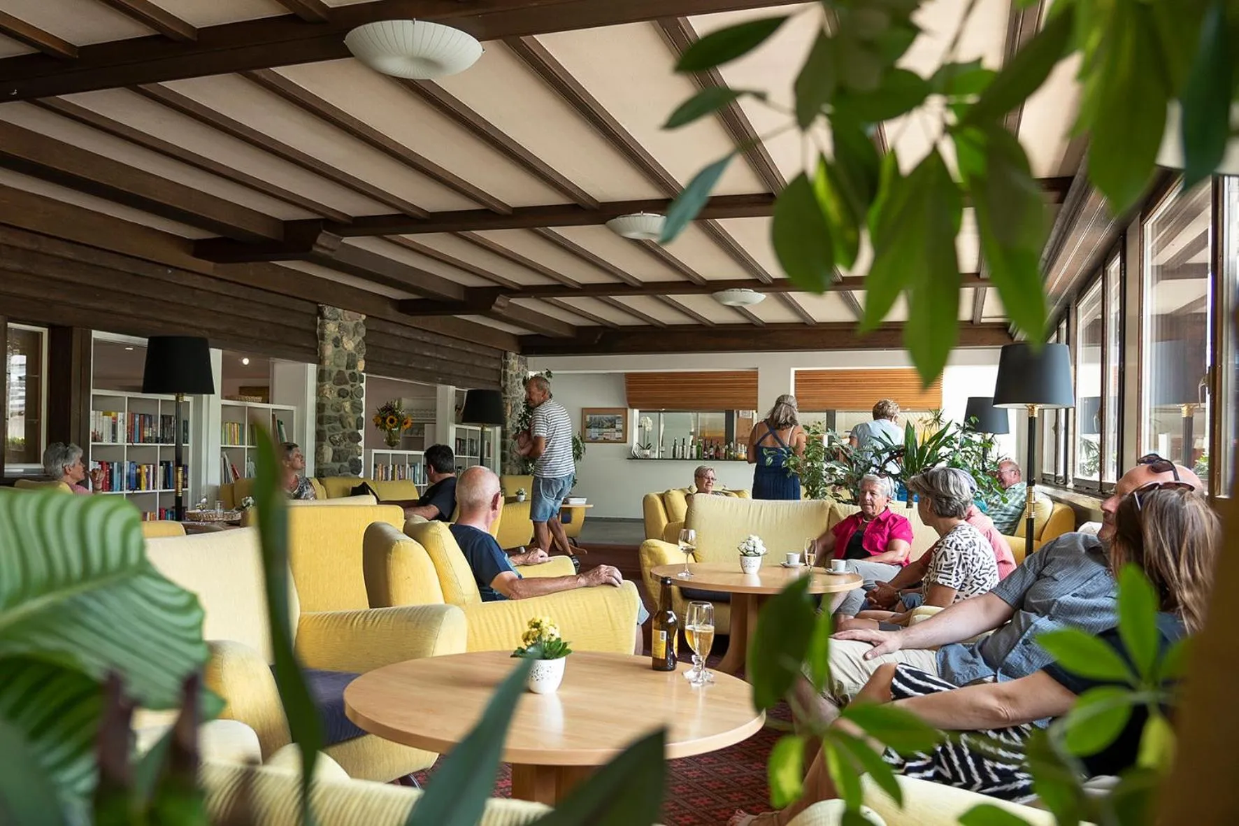 Communal lounge/ TV room in B&B La Tgamona