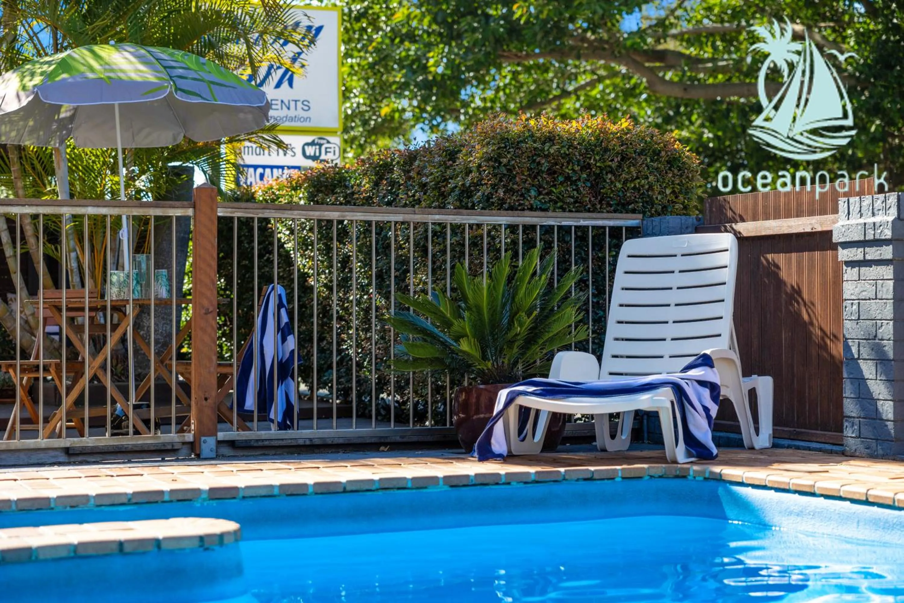 Pool view in Ocean Park Motel & Holiday Apartments