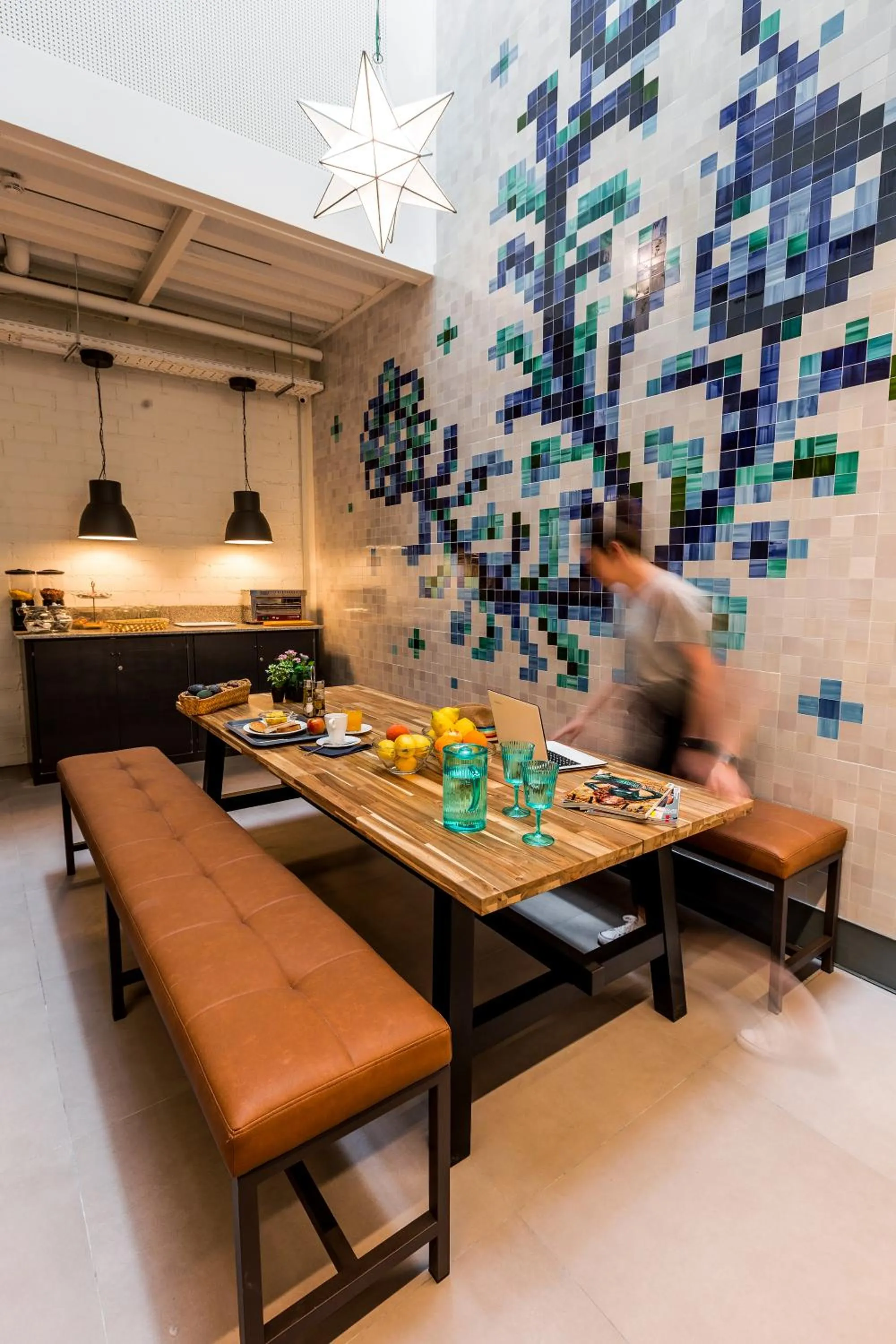 Kitchen or kitchenette in Hostel Nüt