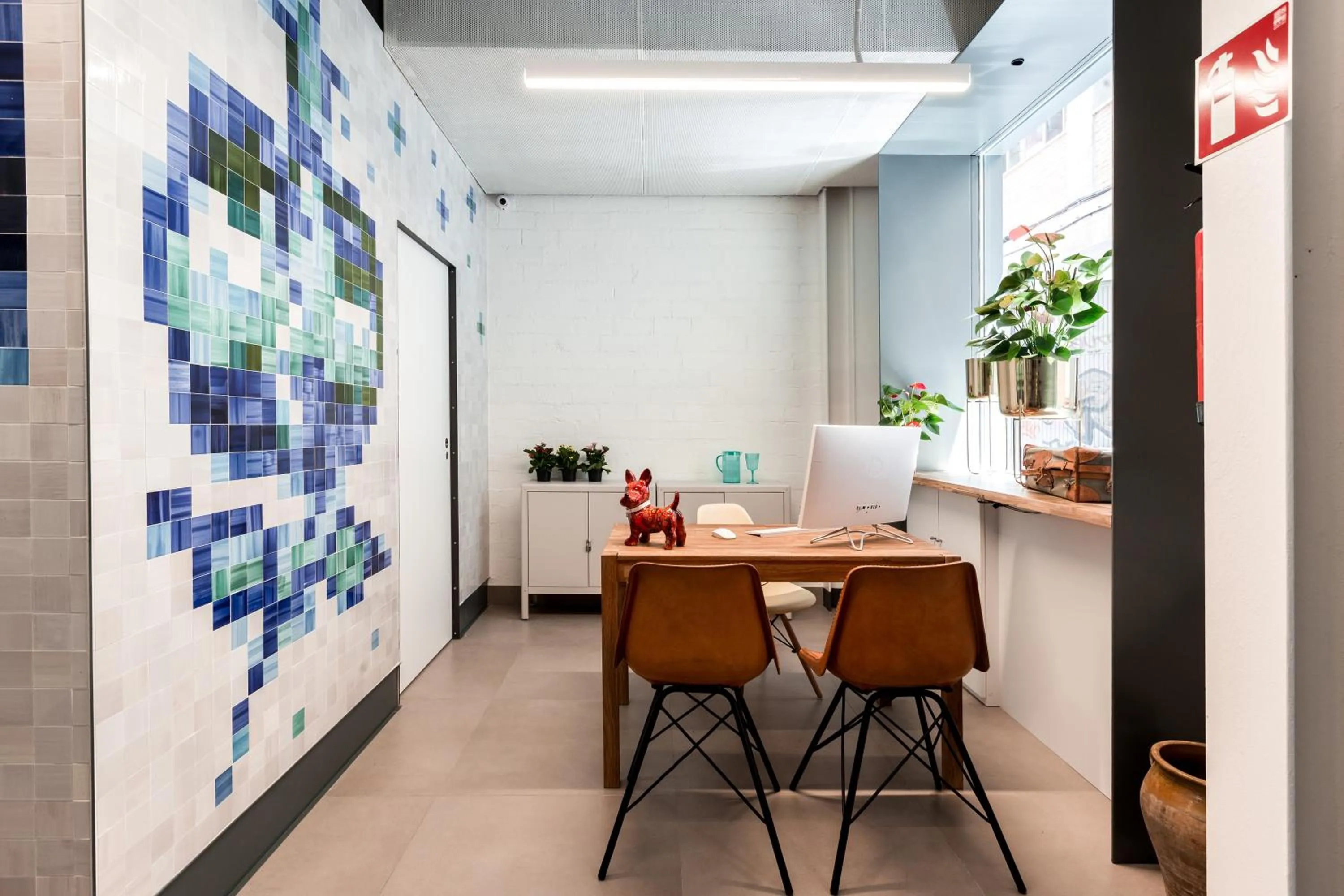 Lobby or reception in Hostel Nüt