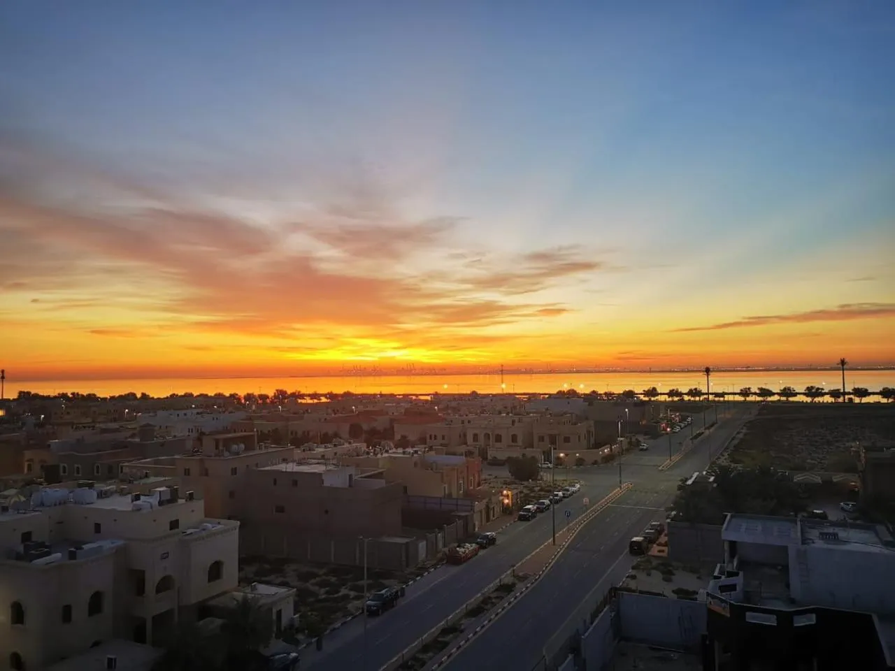 Sunrise in Tripper Inn Dammam