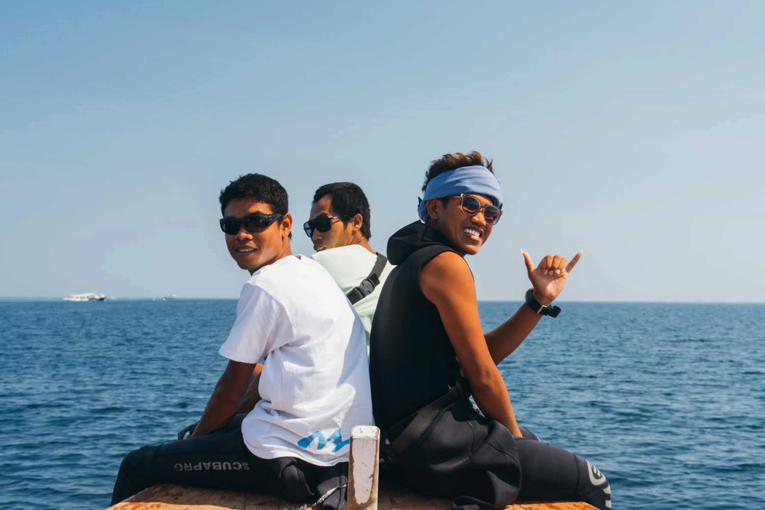 People in Manta Dive Gili Air Resort