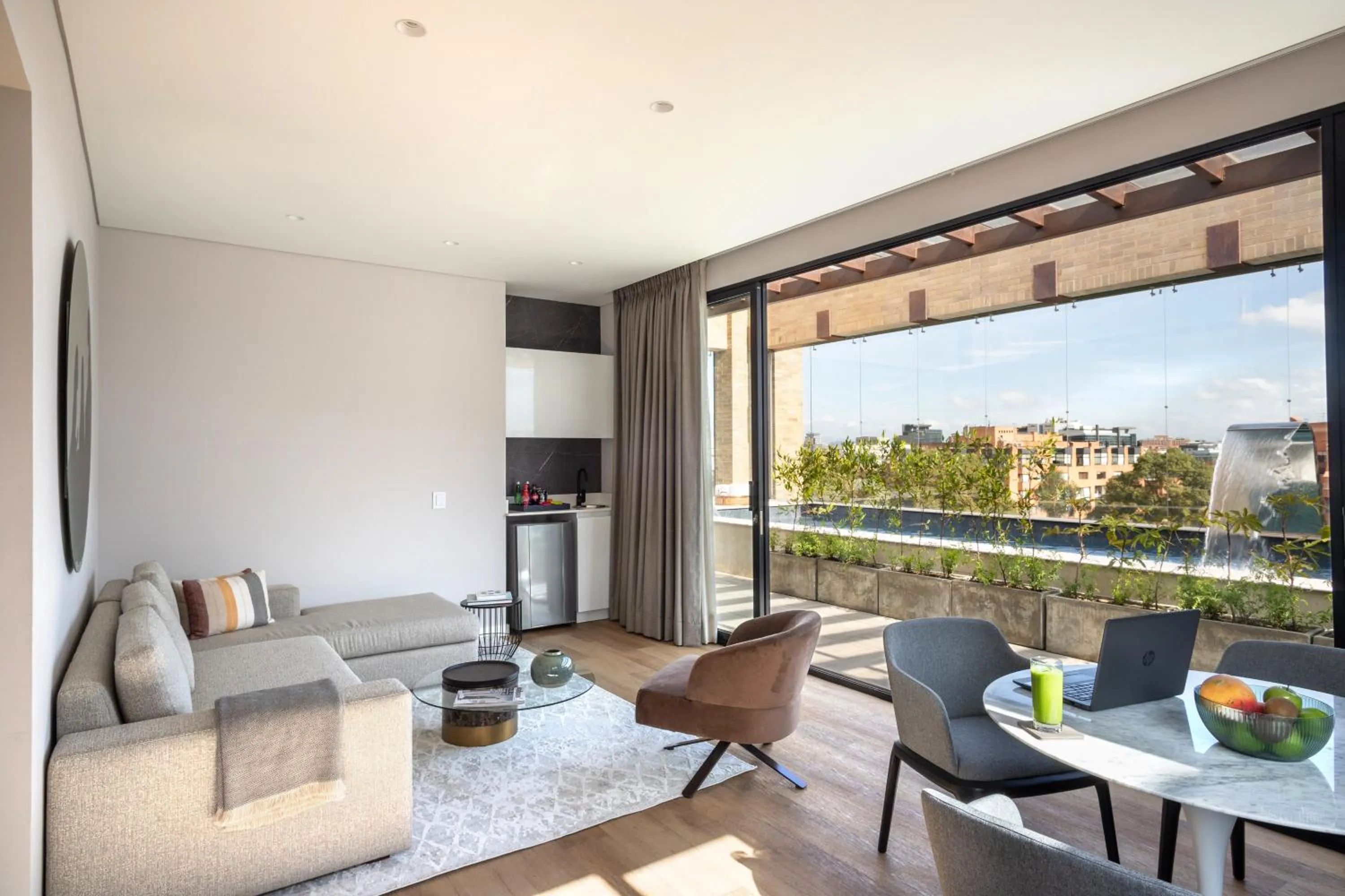 Seating area in Cassa Luxury Homes