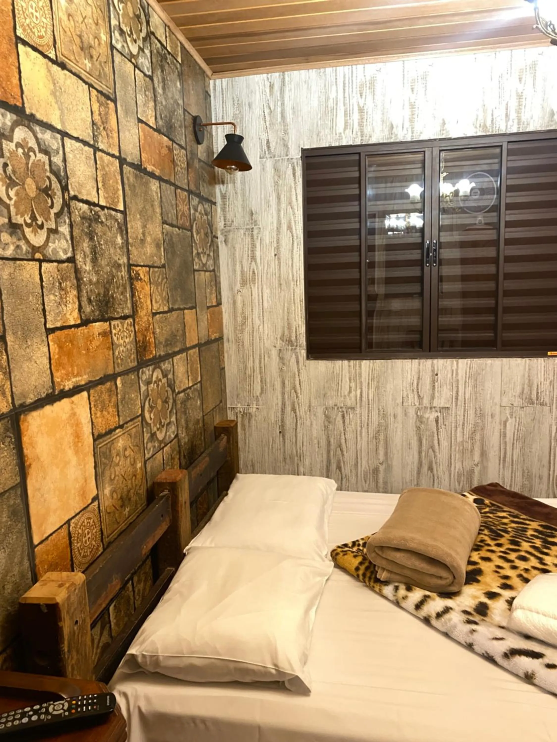 Bed in Chalés Marinelli em São Roque