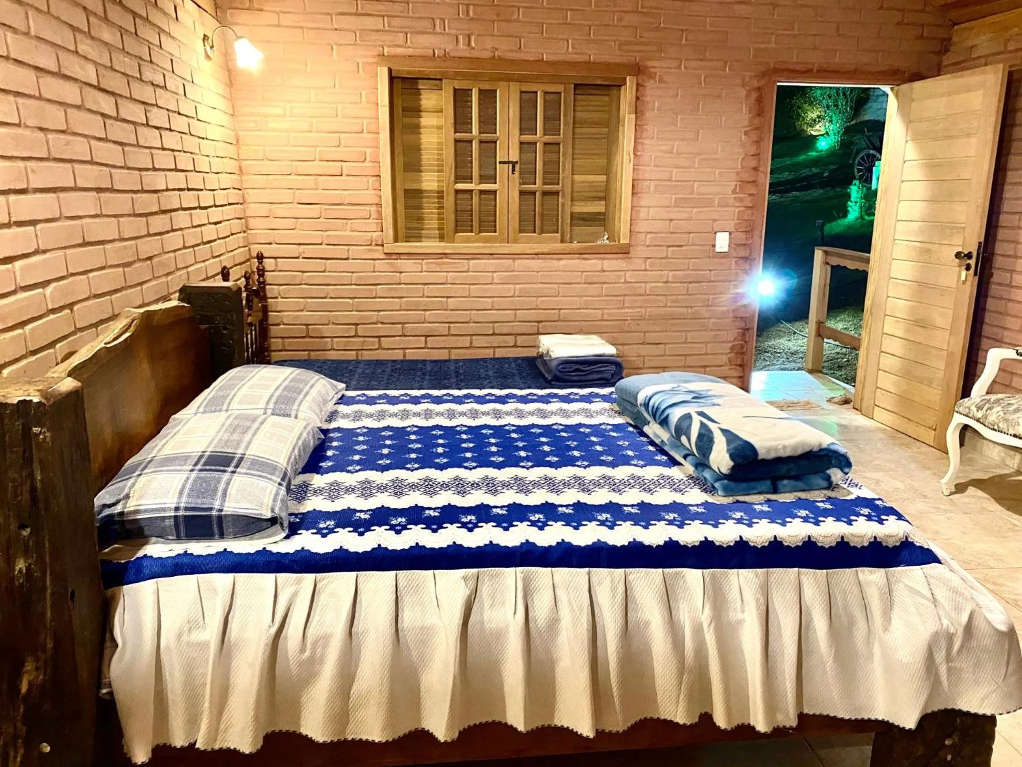 Bedroom, Bed in Chalés Marinelli em São Roque