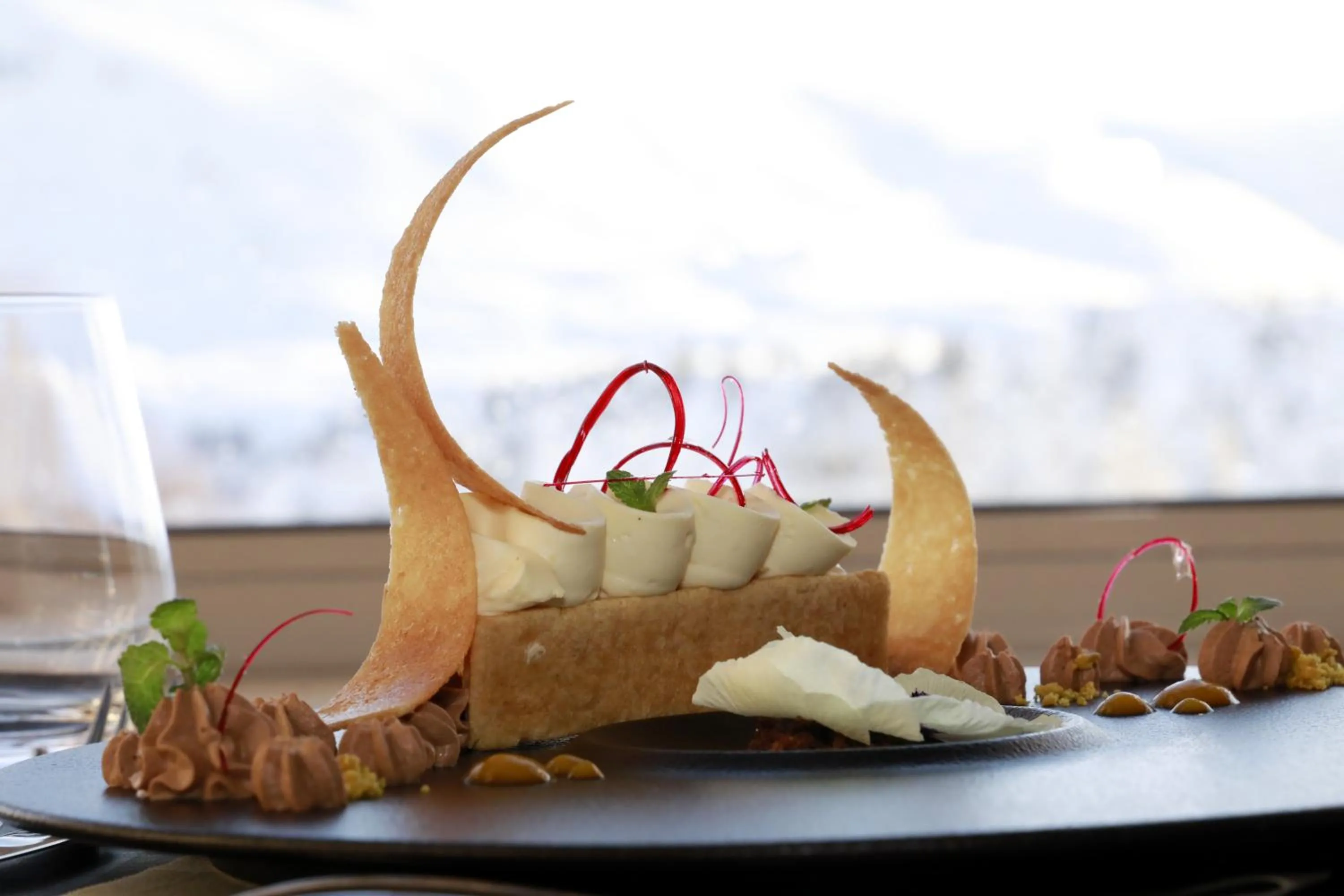 Restaurant/places to eat in Le Pic Blanc