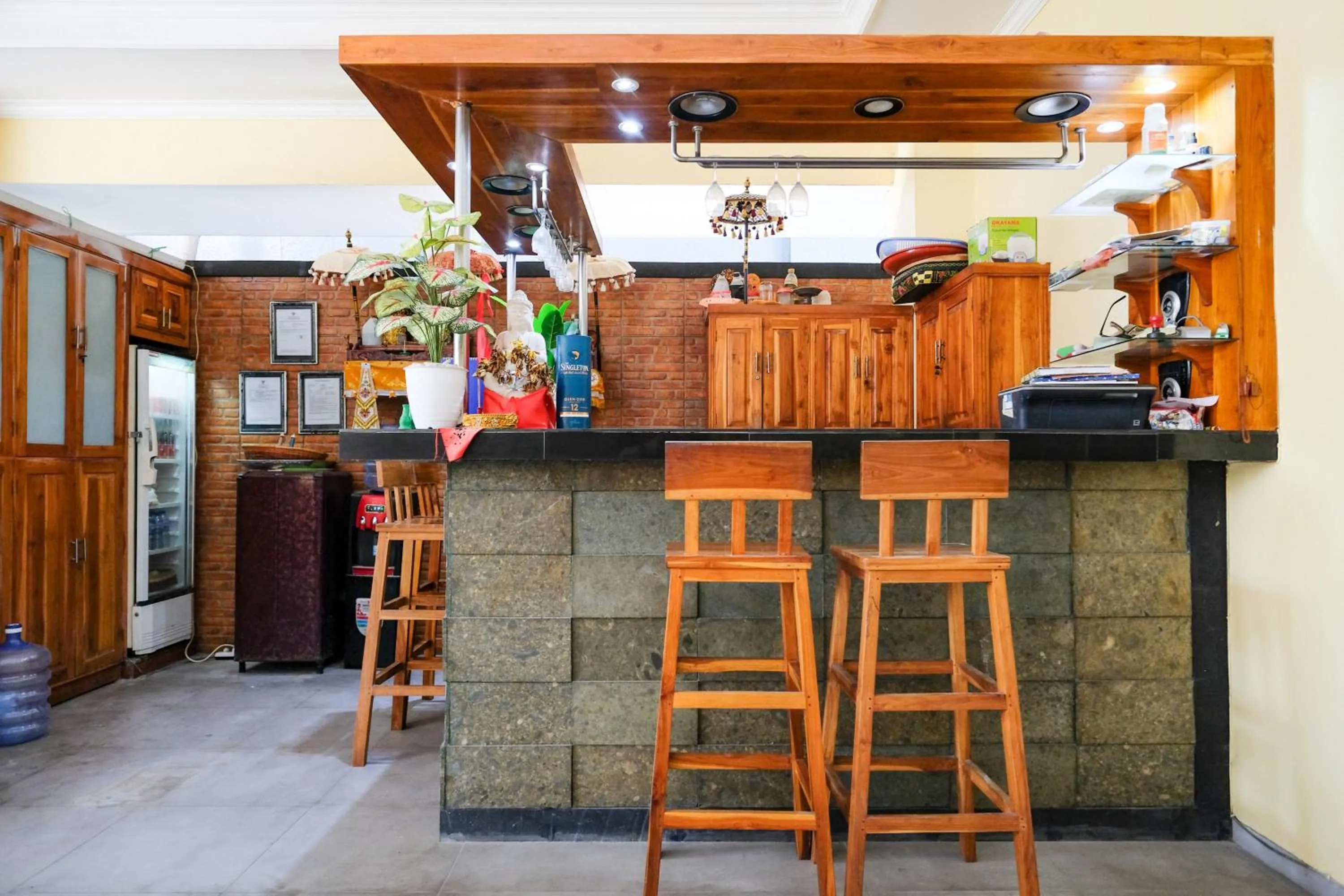 Lobby or reception in RedDoorz @ Kerta Dalem Sidakarya