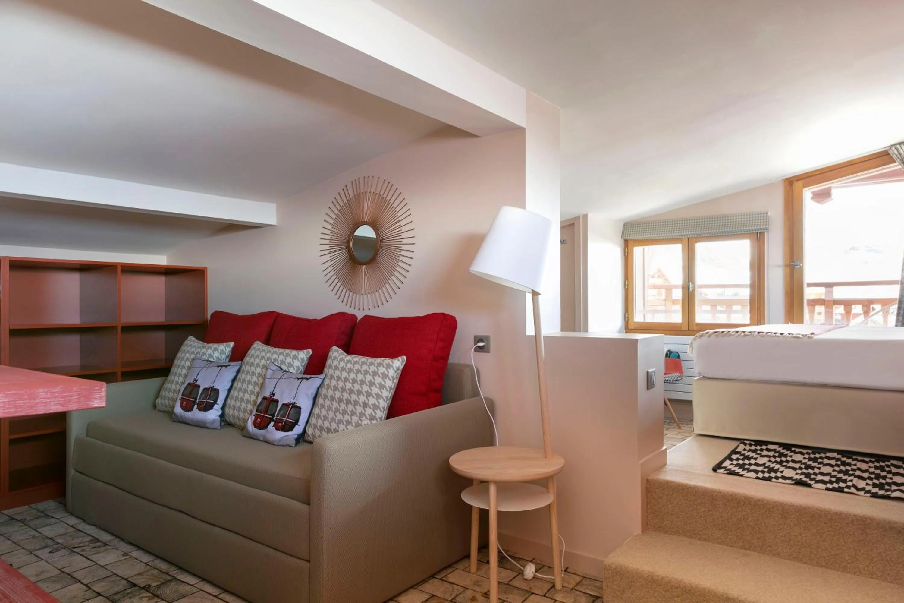 Bedroom, Bed in Grandes Rousses Hotel & Spa