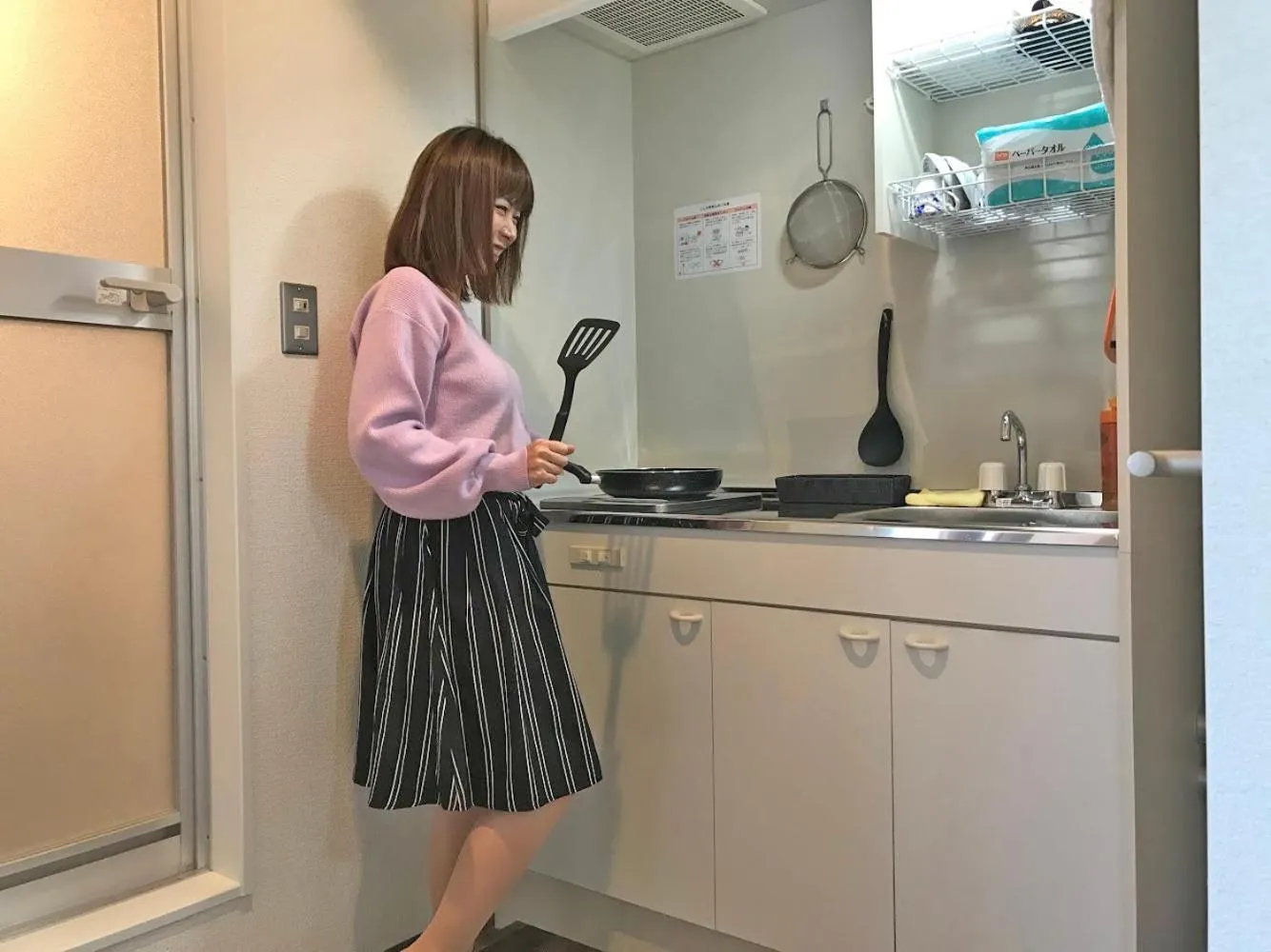 Kitchen or kitchenette in Clover House Sapporo