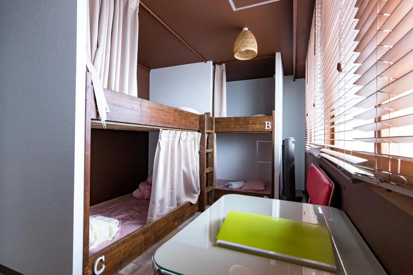 bunk bed, Bed in Clover House Sapporo