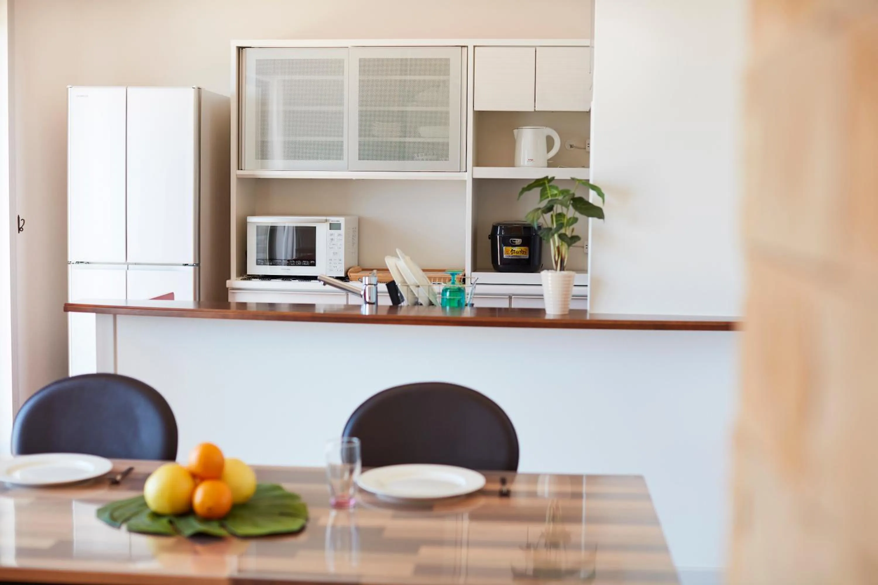 Kitchen or kitchenette in Resort villa miko