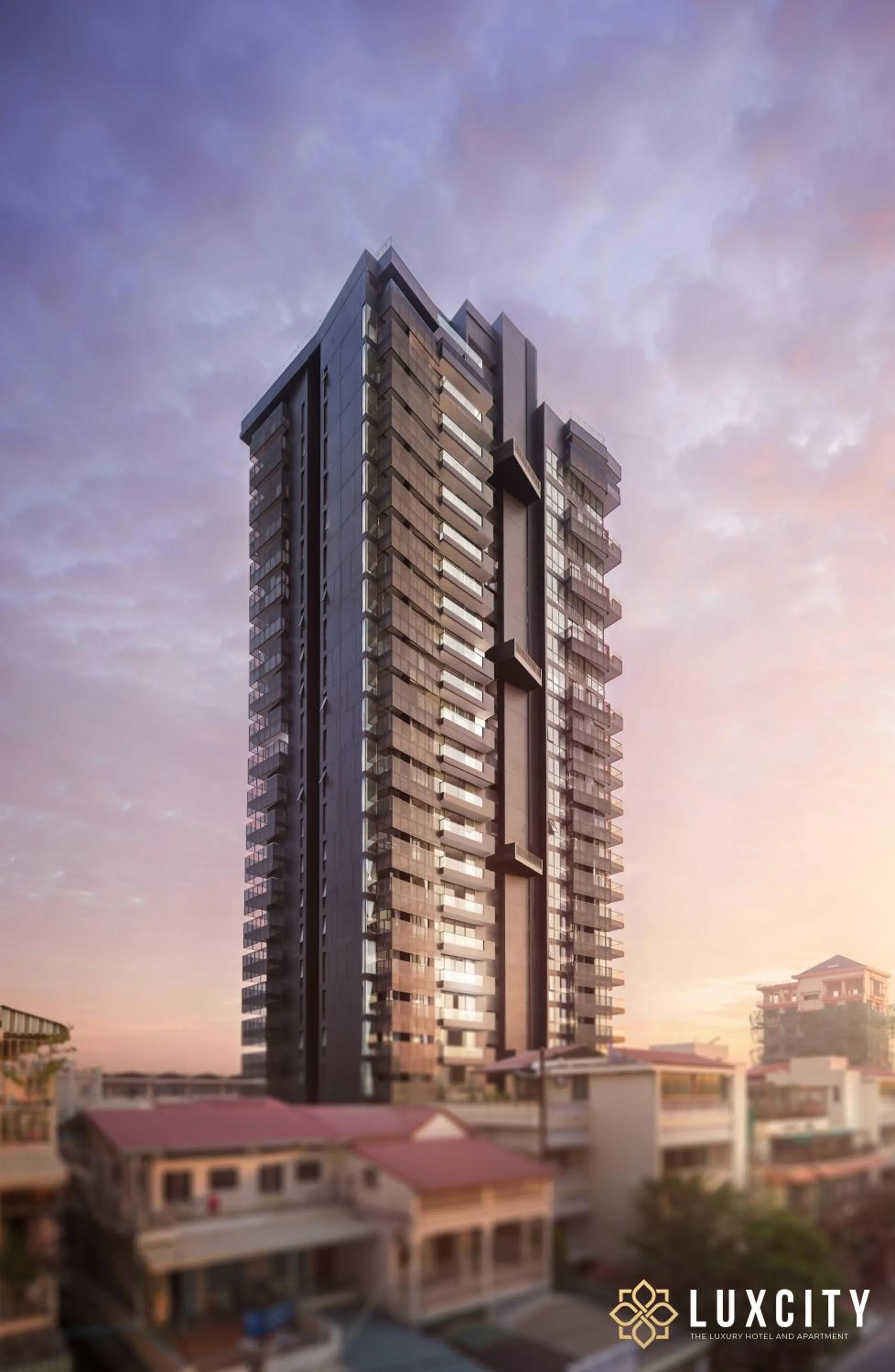 Property building in Luxcity Hotel & Apartment