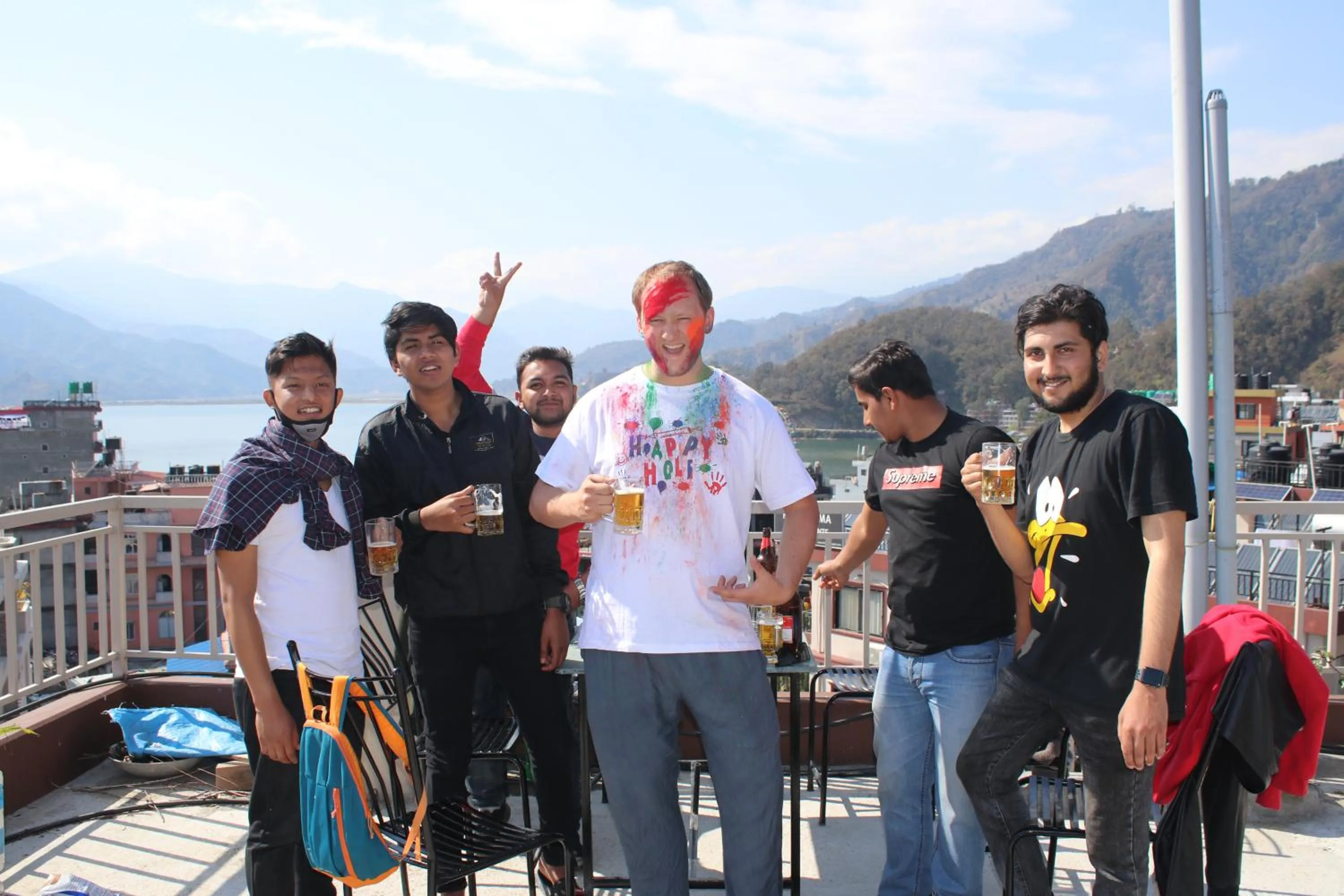 People in Pokhara Tourist Home