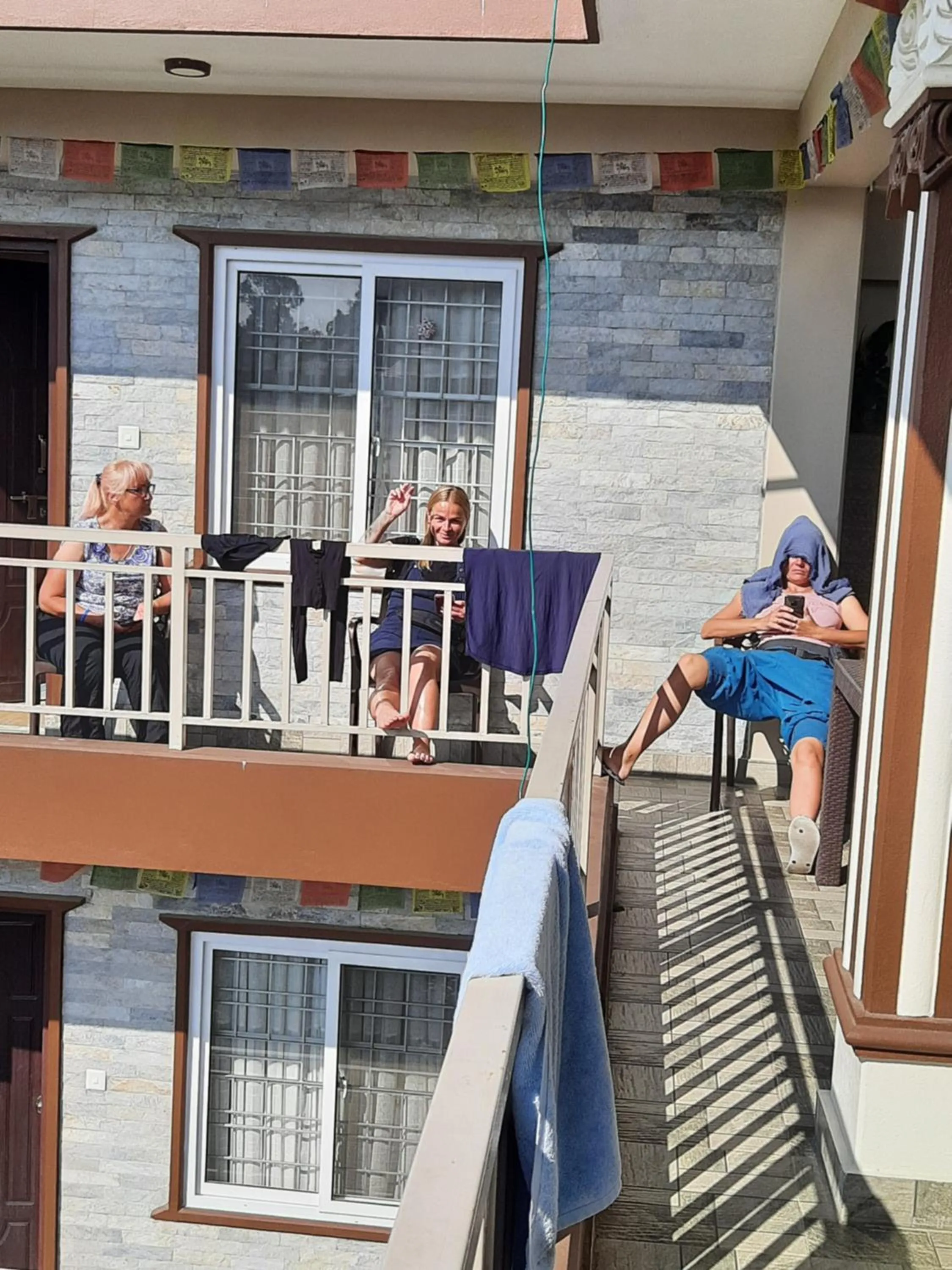 Balcony/Terrace in Pokhara Tourist Home