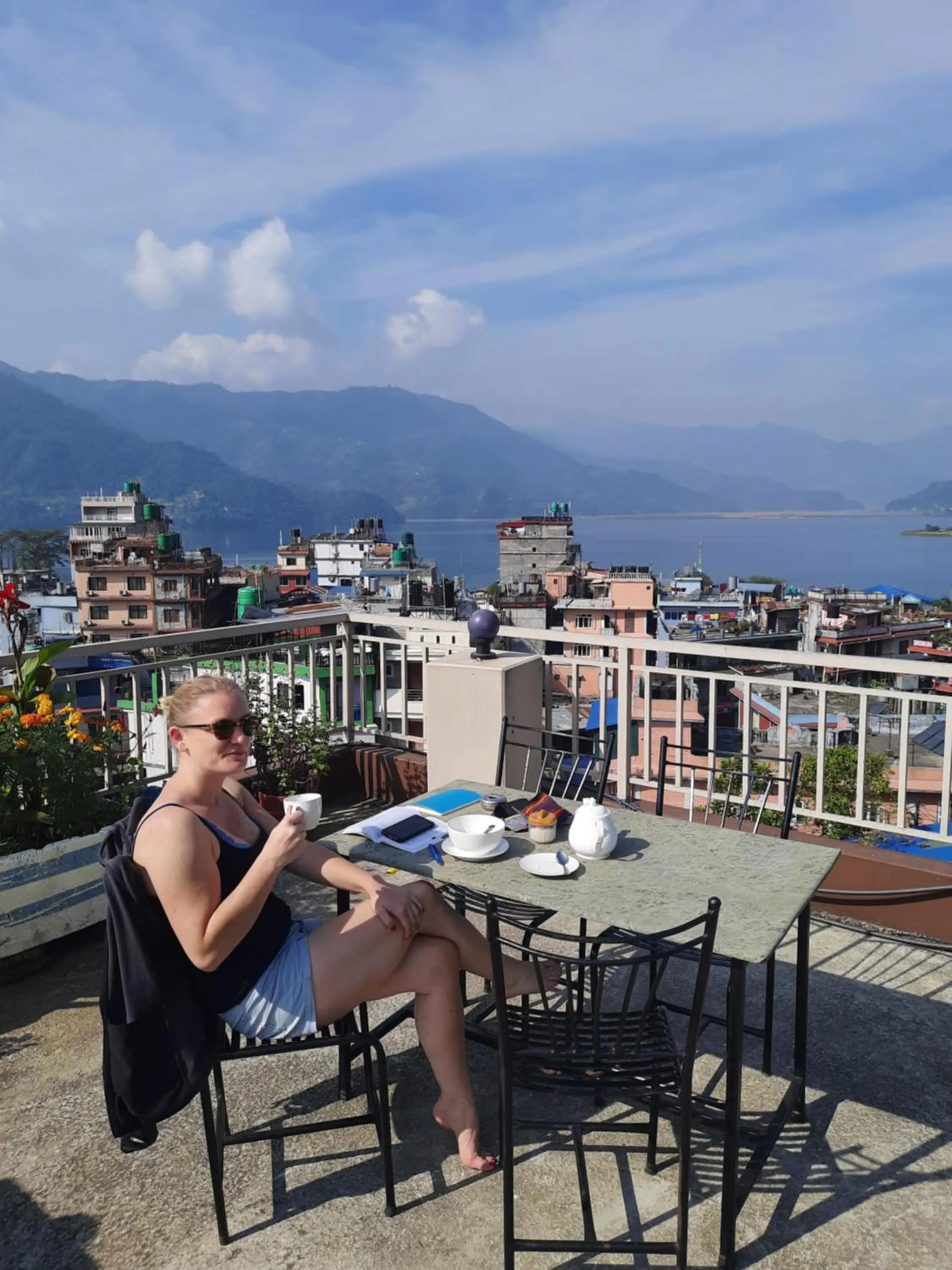 Balcony/Terrace in Pokhara Tourist Home