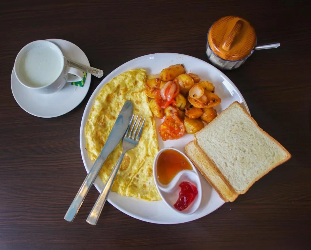 Breakfast in Pokhara Tourist Home