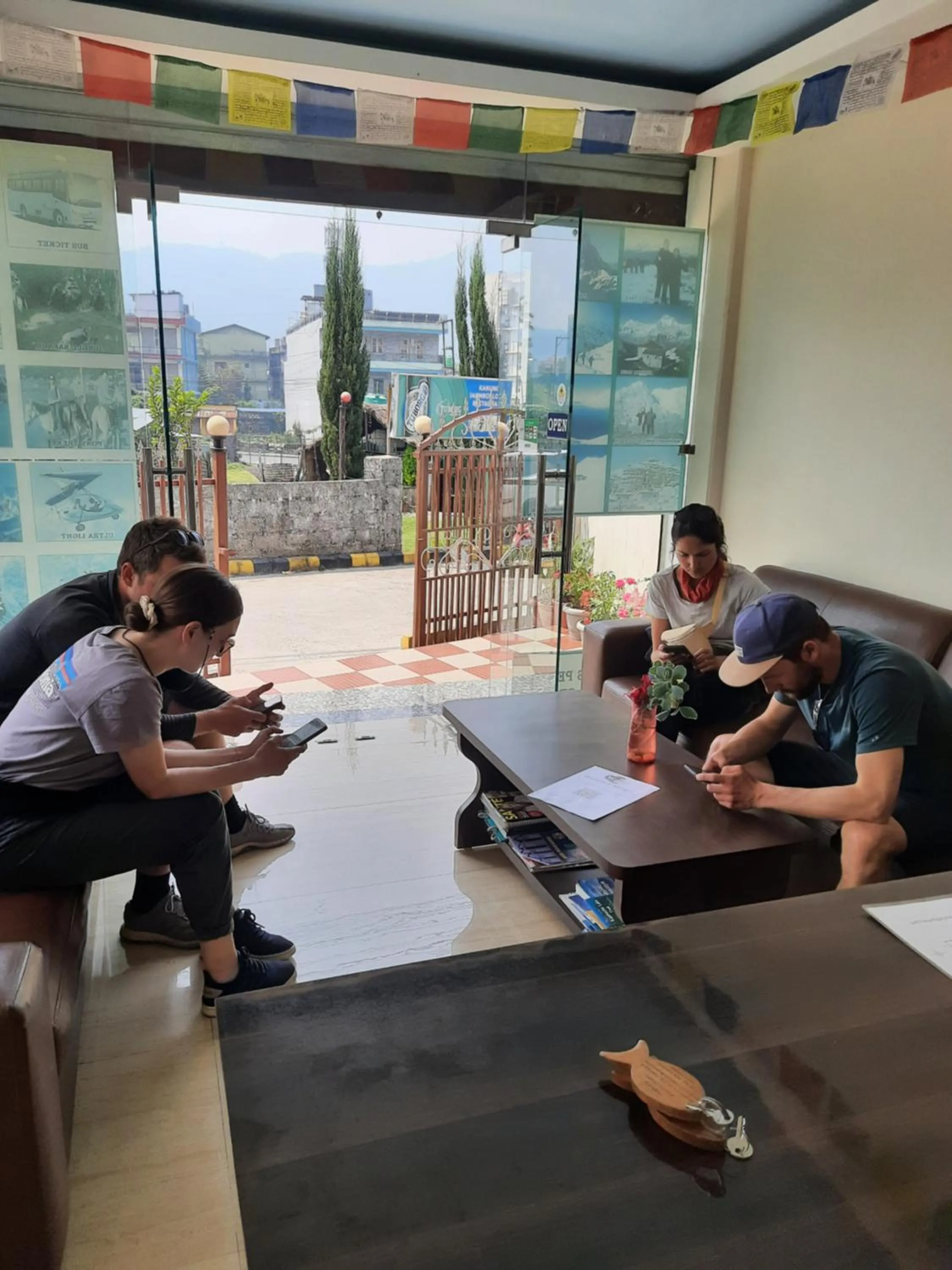 People in Pokhara Tourist Home