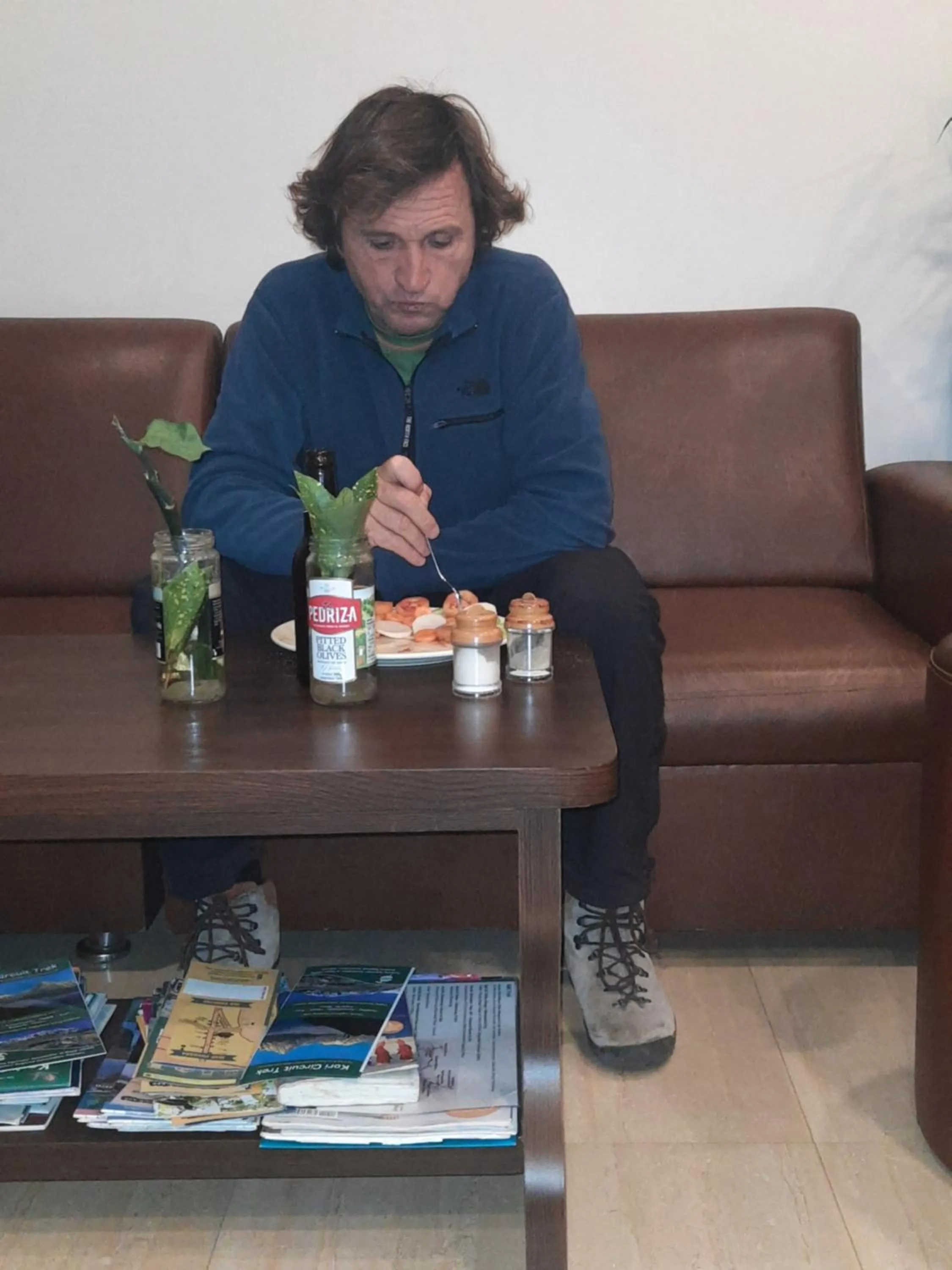 Lobby or reception in Pokhara Tourist Home